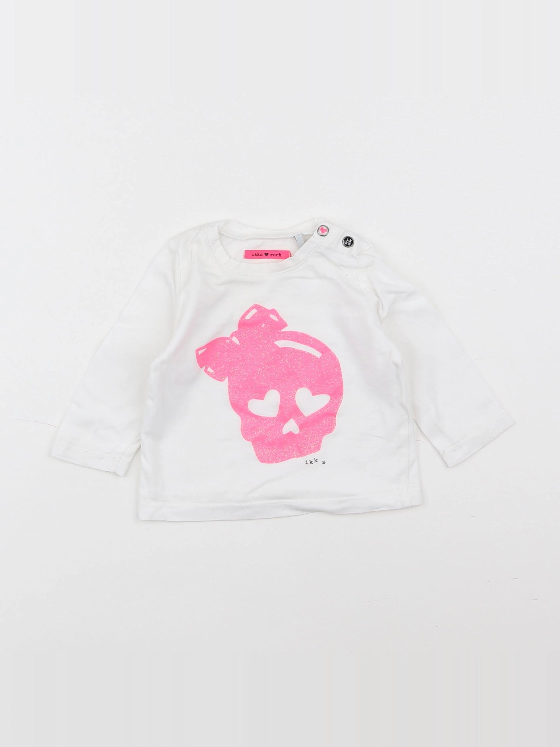 IKKS - tee-shirt blanc - 3 mois