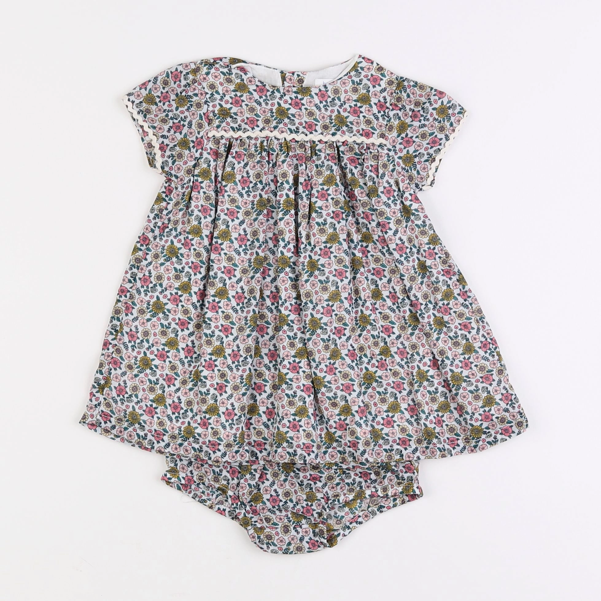 Boutchou - robe multicolore - 3 mois
