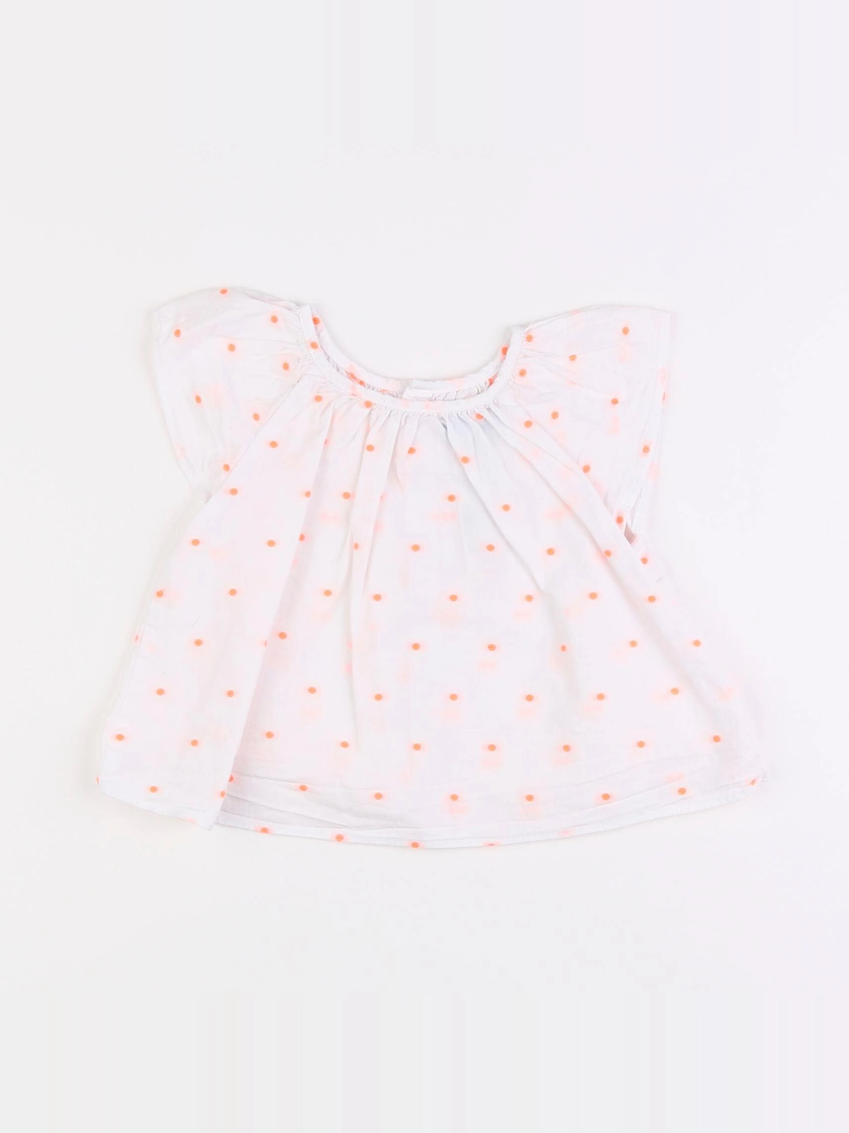 Jacadi - blouse blanc - 12 mois