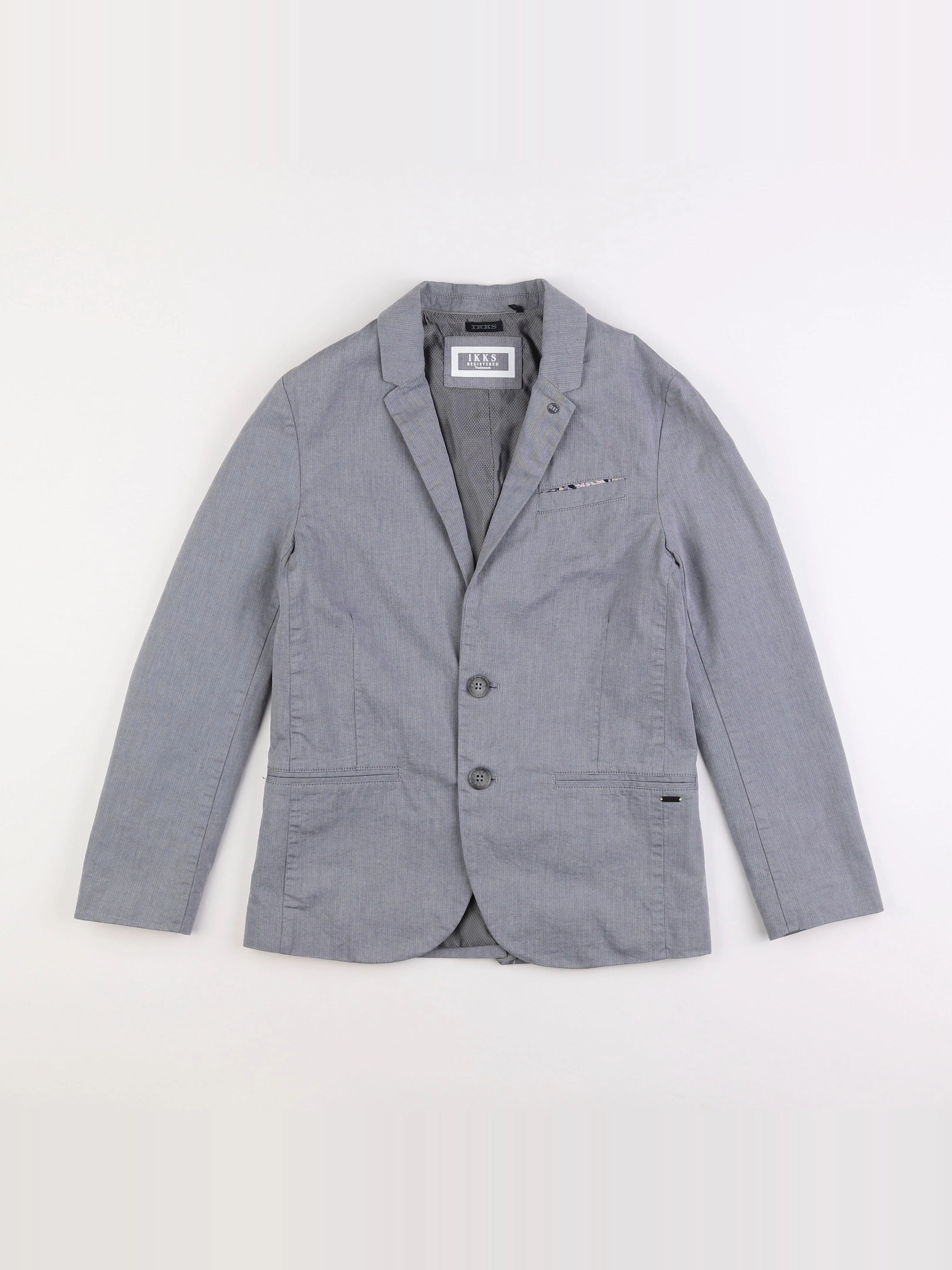 IKKS - veste gris - 12 ans