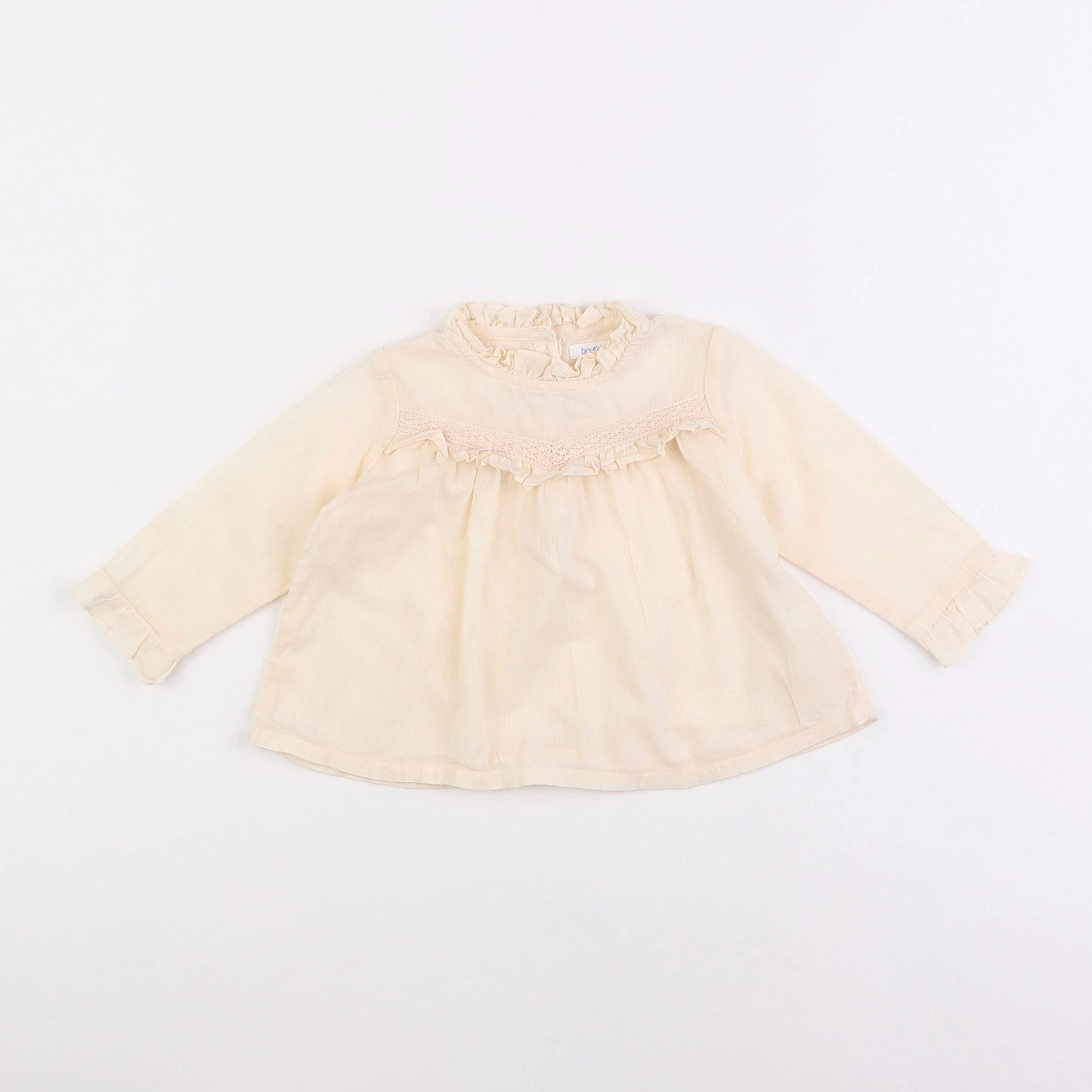 Boutchou - blouse beige - 6 mois