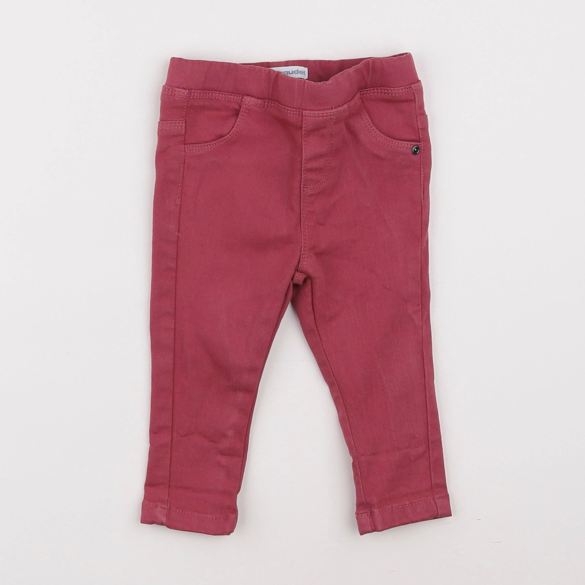 Vertbaudet - jegging rose - 12 mois