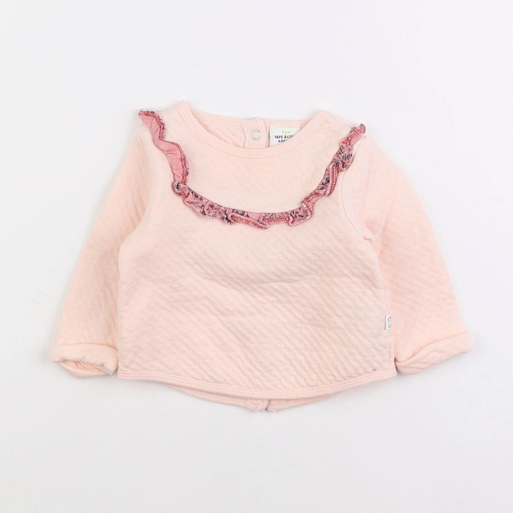 Tape à l'oeil - sweat rose - 6 mois