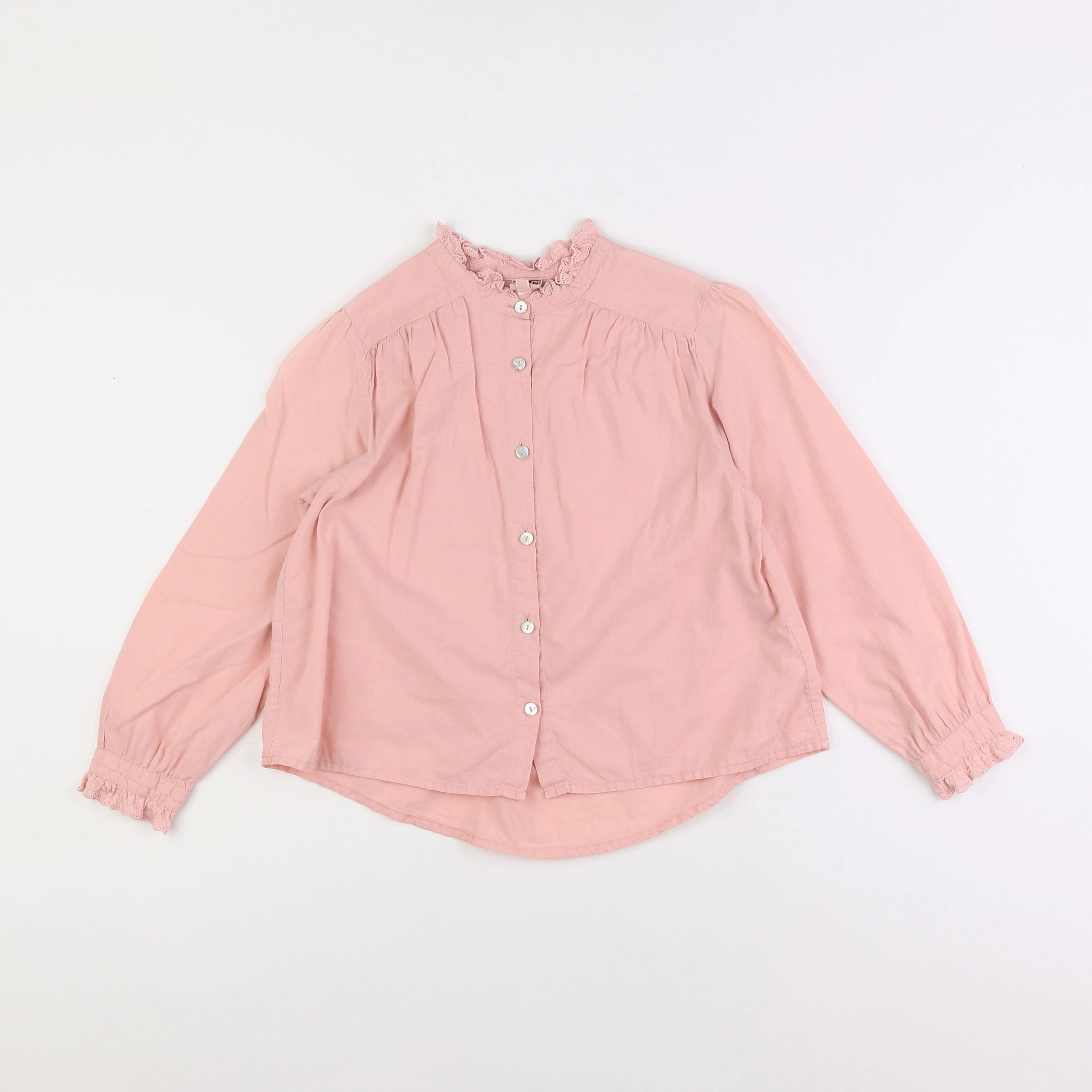 Bonton - blouse rose - 8 ans
