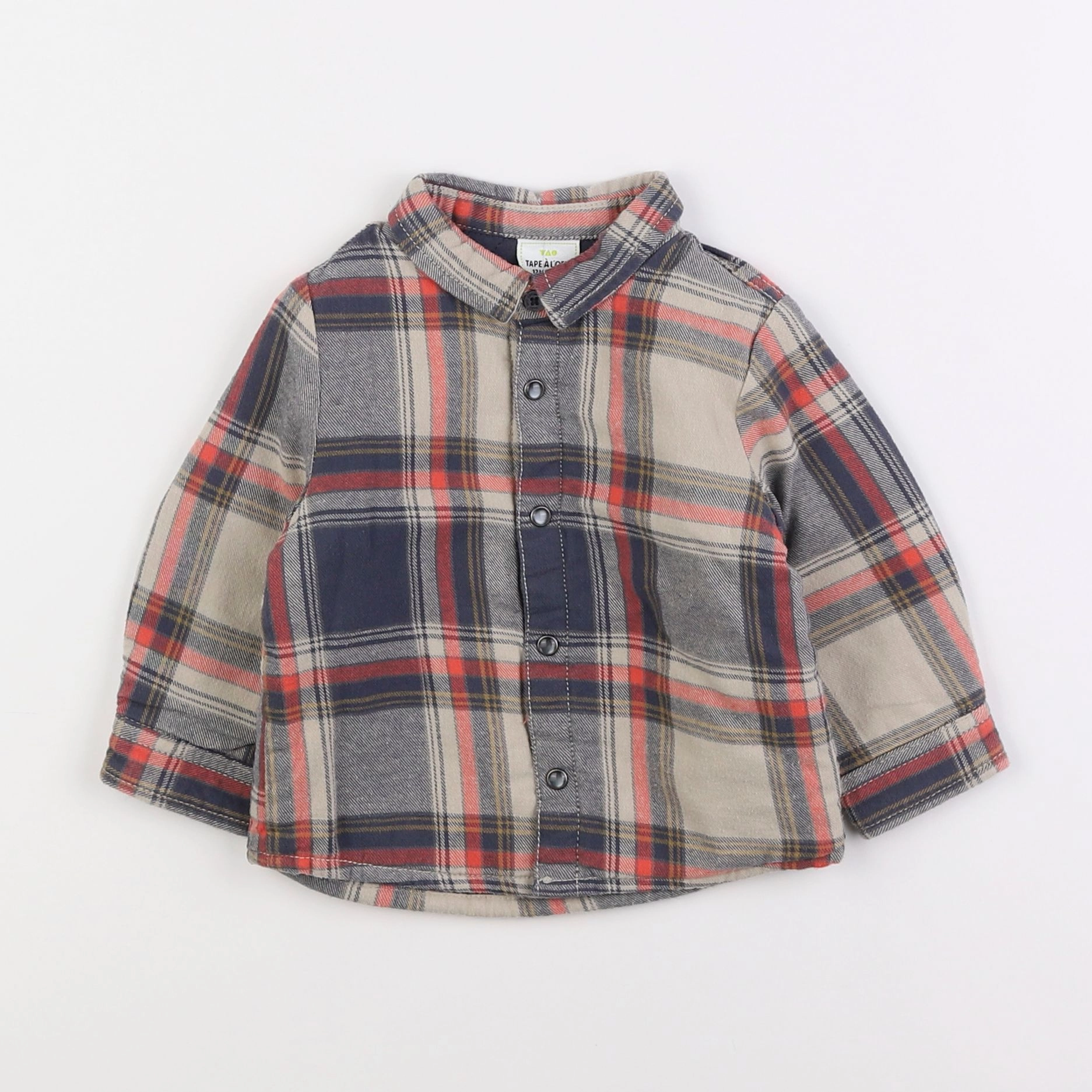 Tape à l'oeil - chemise multicolore - 12 mois