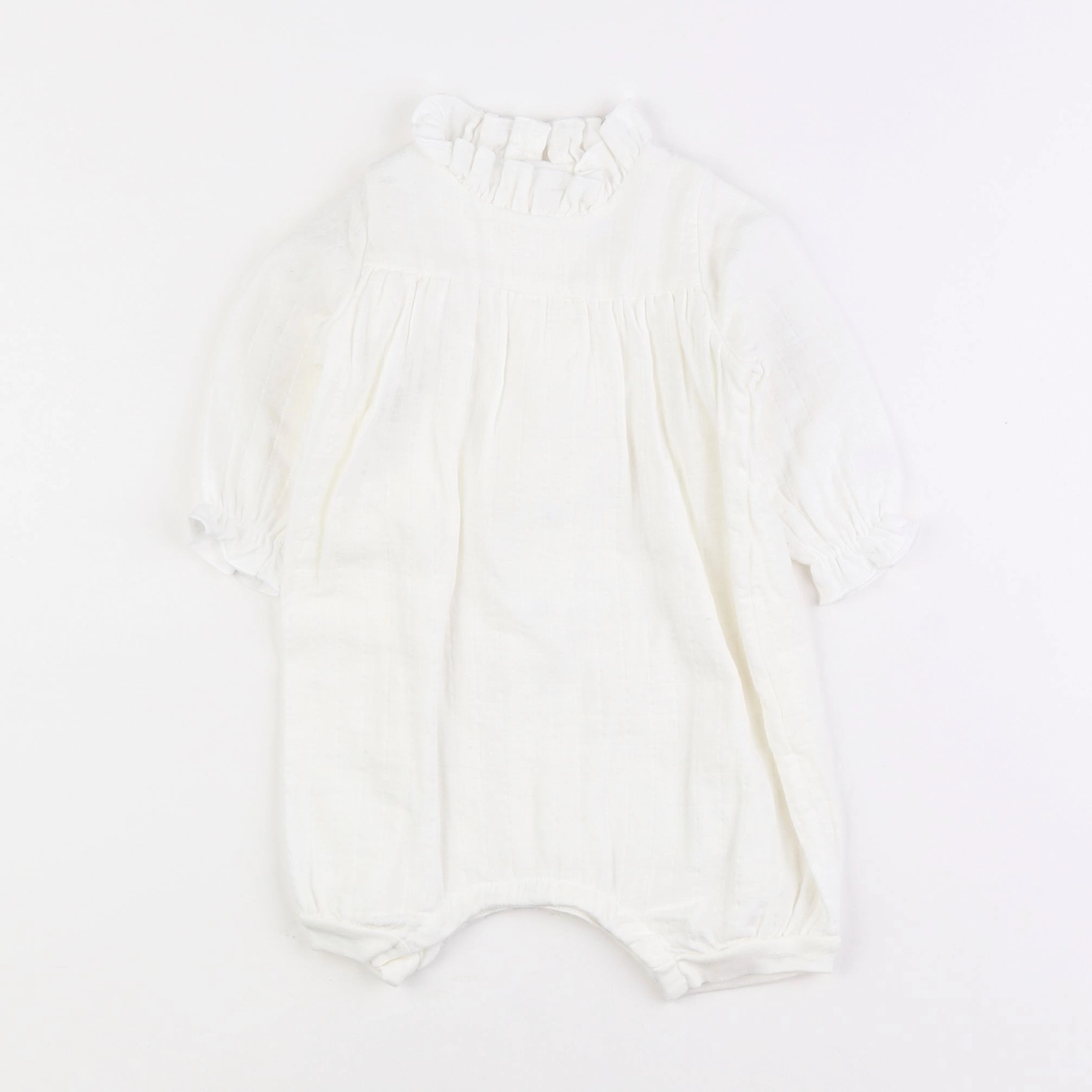 Petit Bateau - combinaison blanc - 6 mois