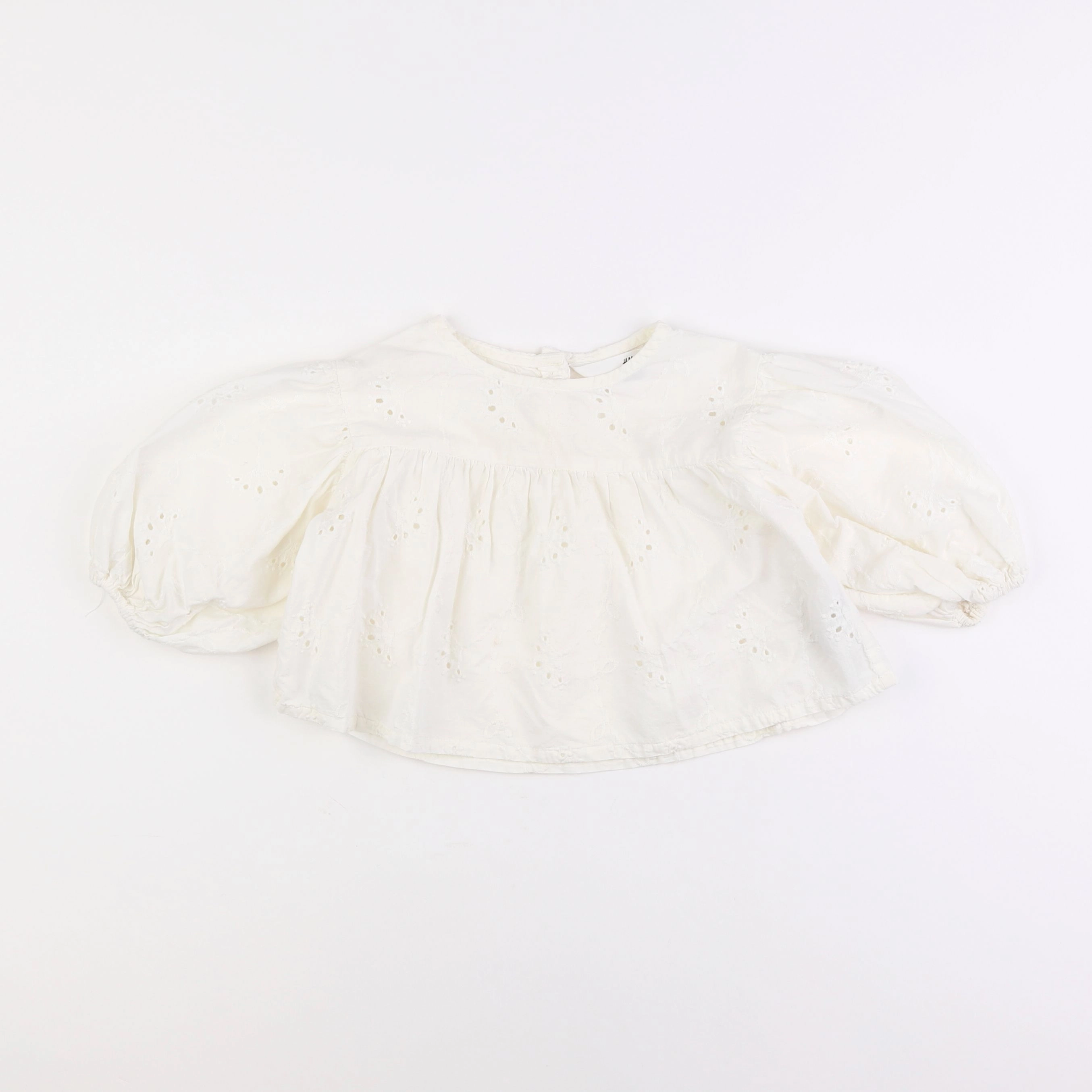 Vertbaudet - blouse blanc - 2/3 ans