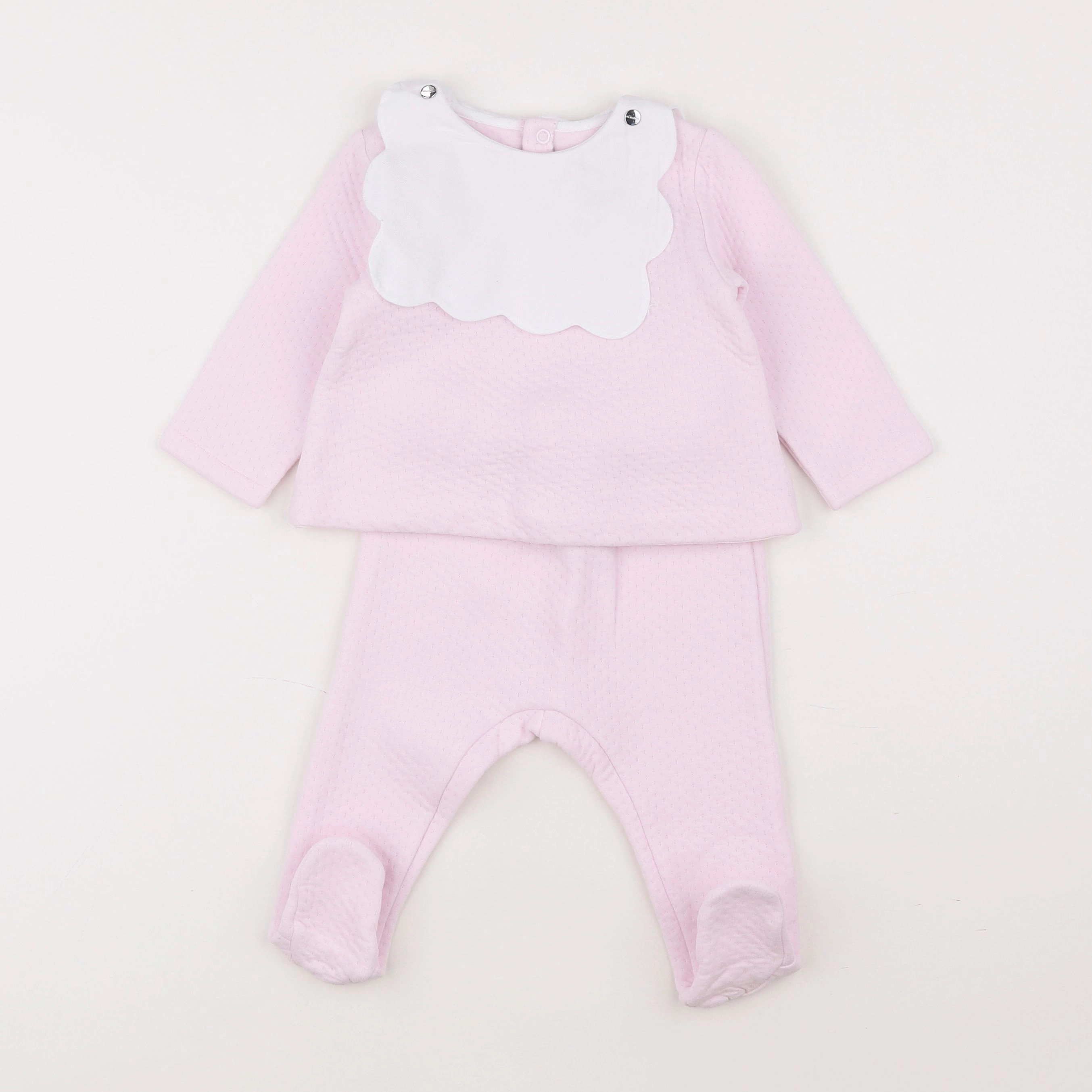 Jacadi - ensemble rose - 12 mois