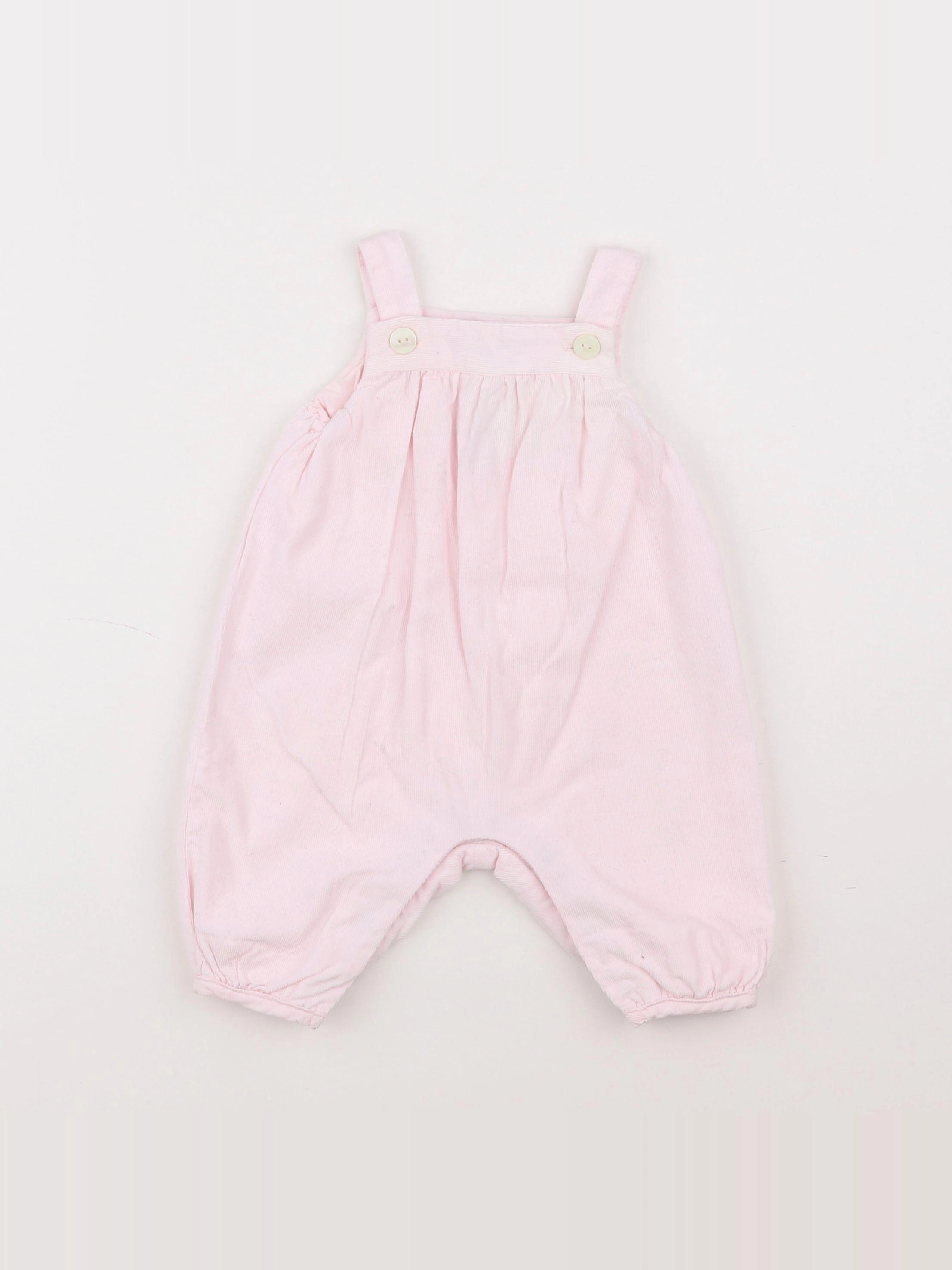 Jacadi - combinaison doublé rose - 3 mois