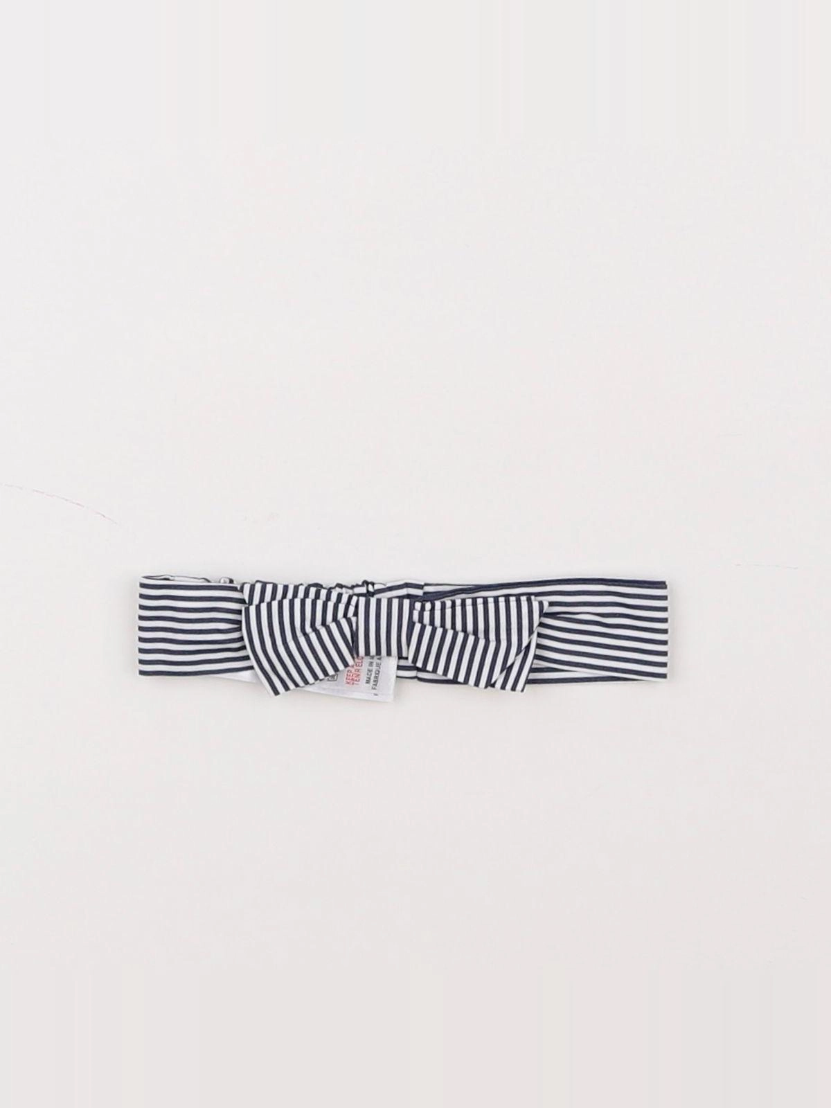 Jacadi - bandeau blanc, bleu - 3/12 mois
