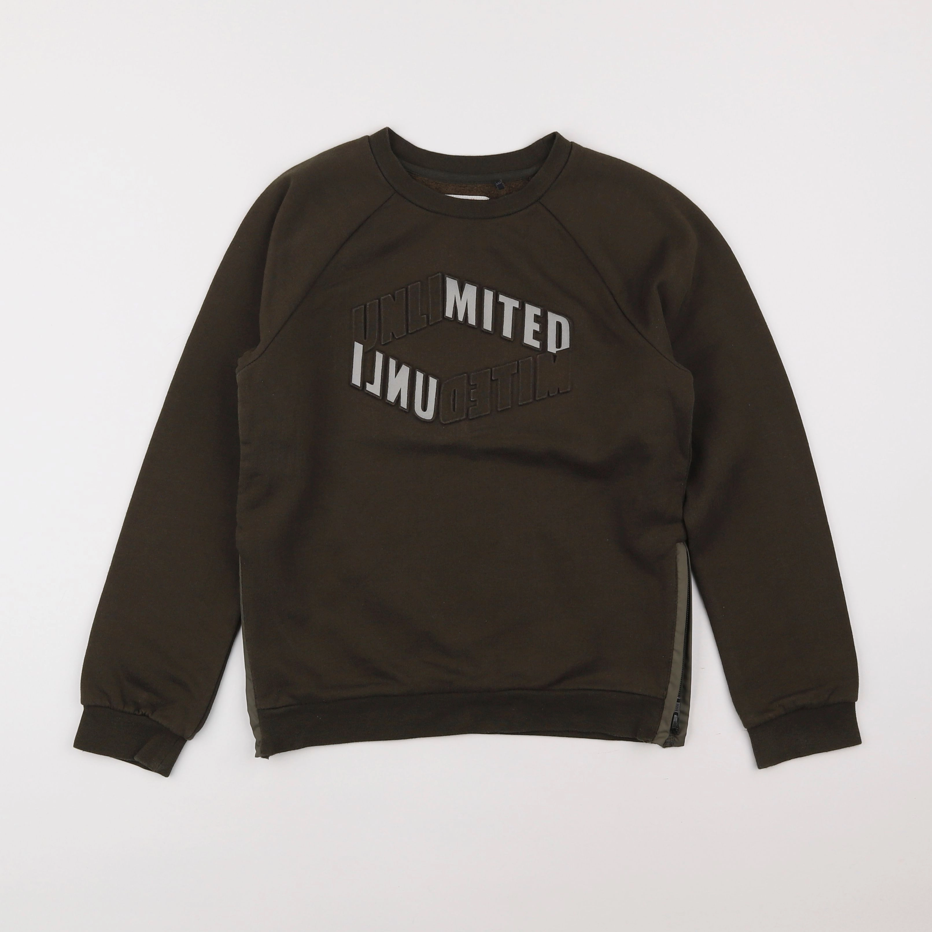 IKKS - sweat vert - 10 ans
