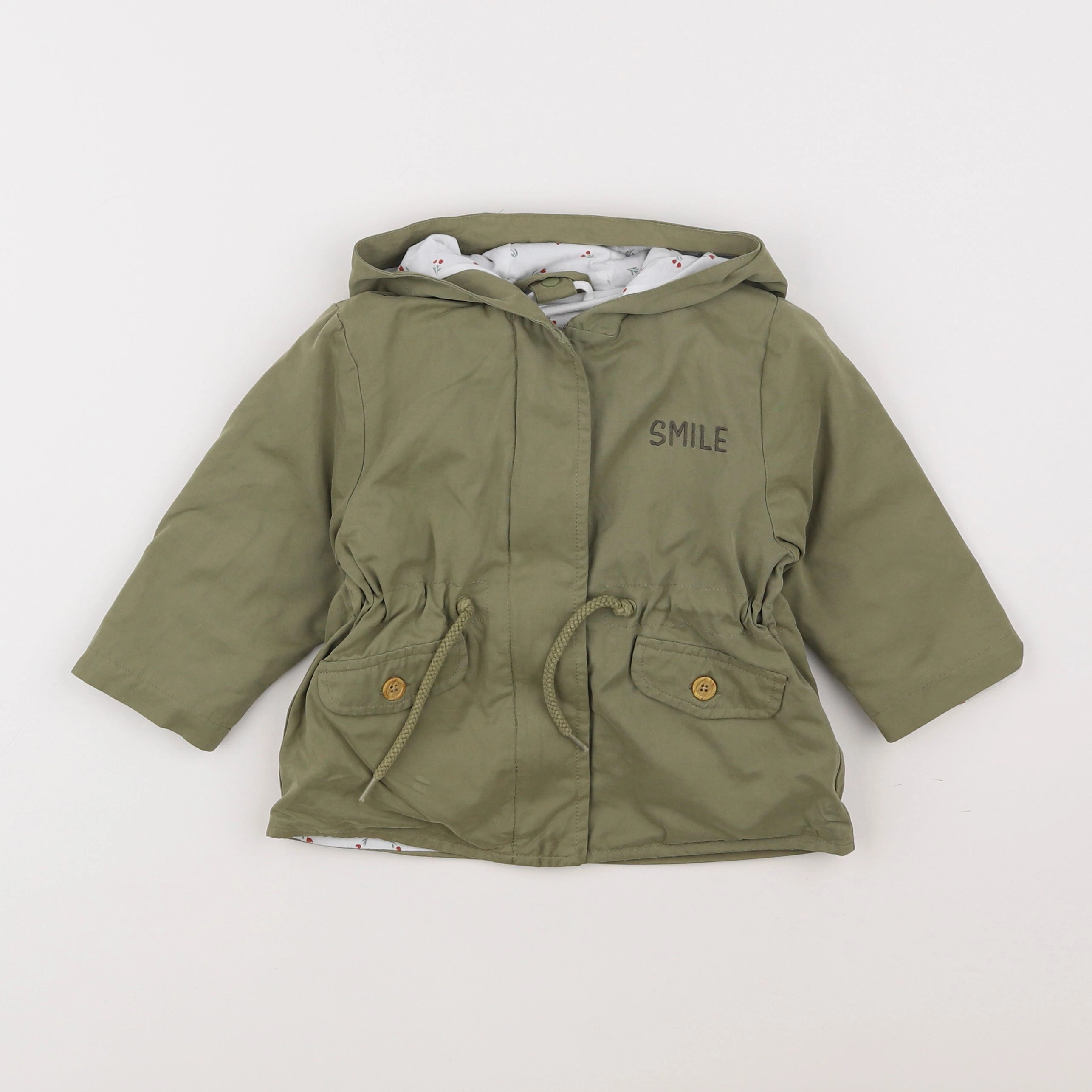 Vertbaudet - veste vert - 18 mois