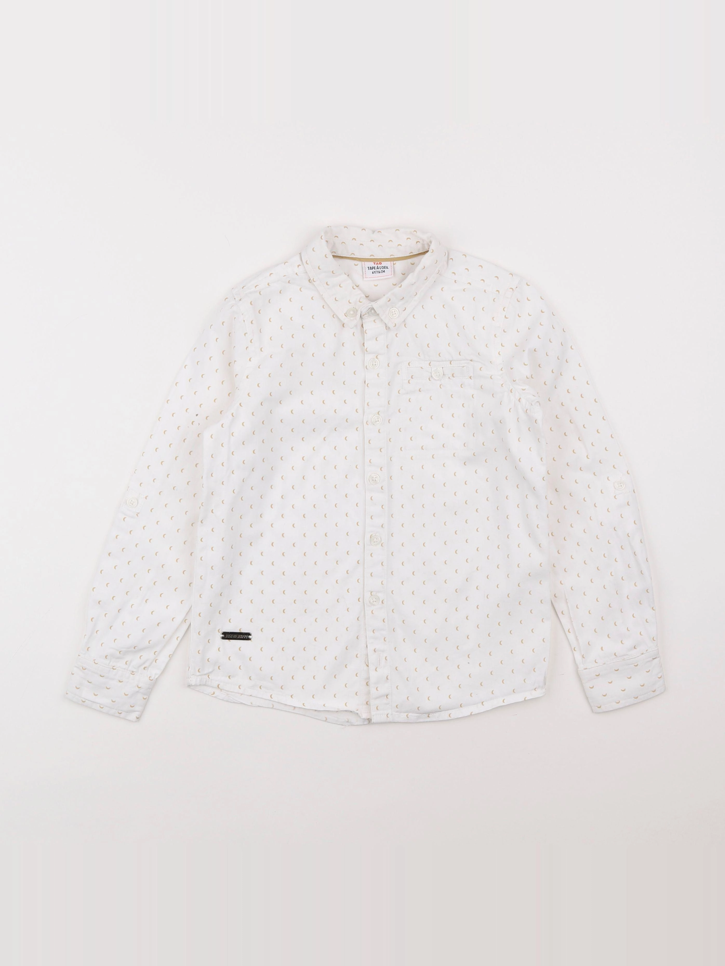 Tape à l'oeil - chemise blanc - 6 ans