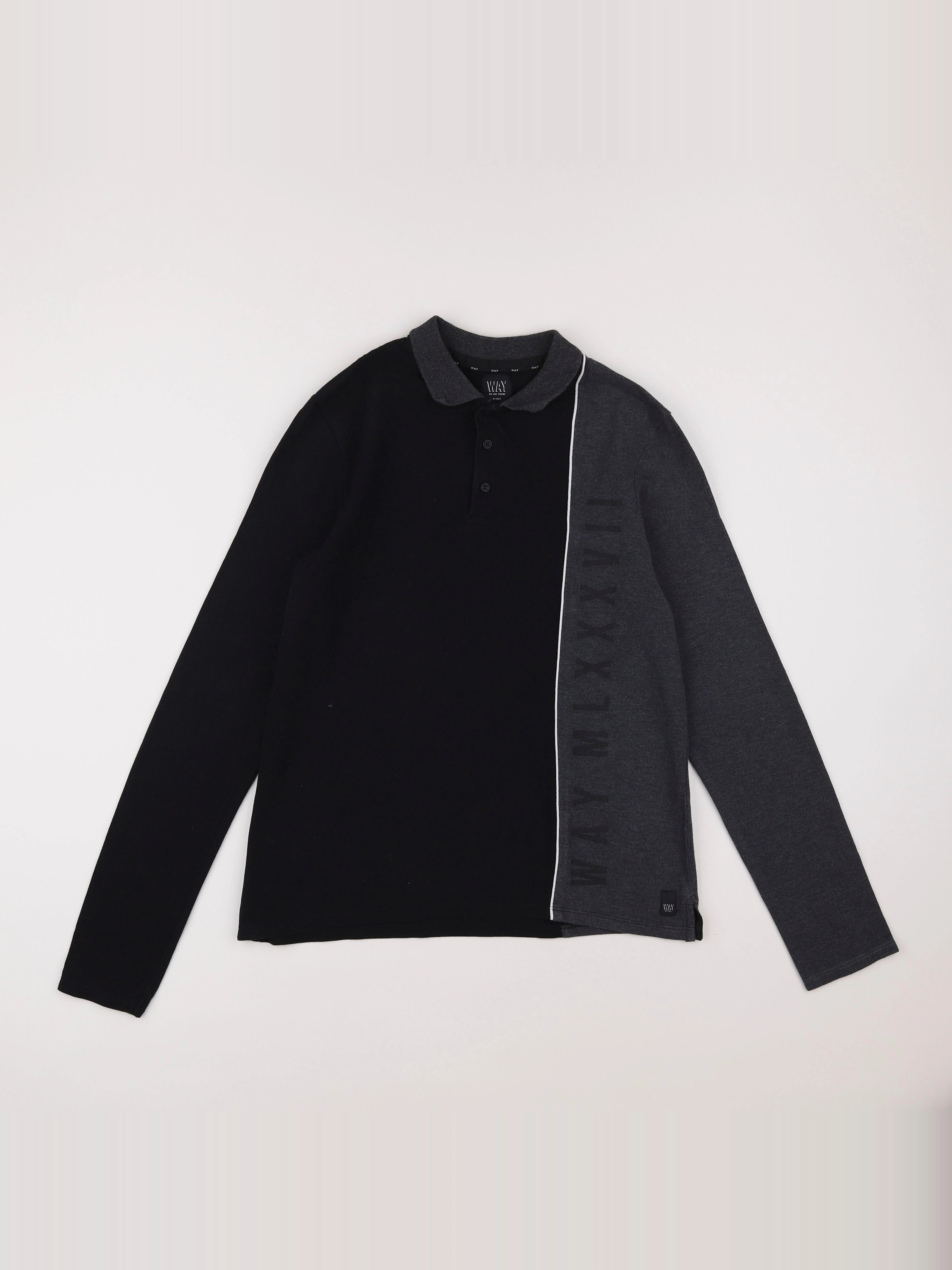 IKKS - polo gris - 16 ans