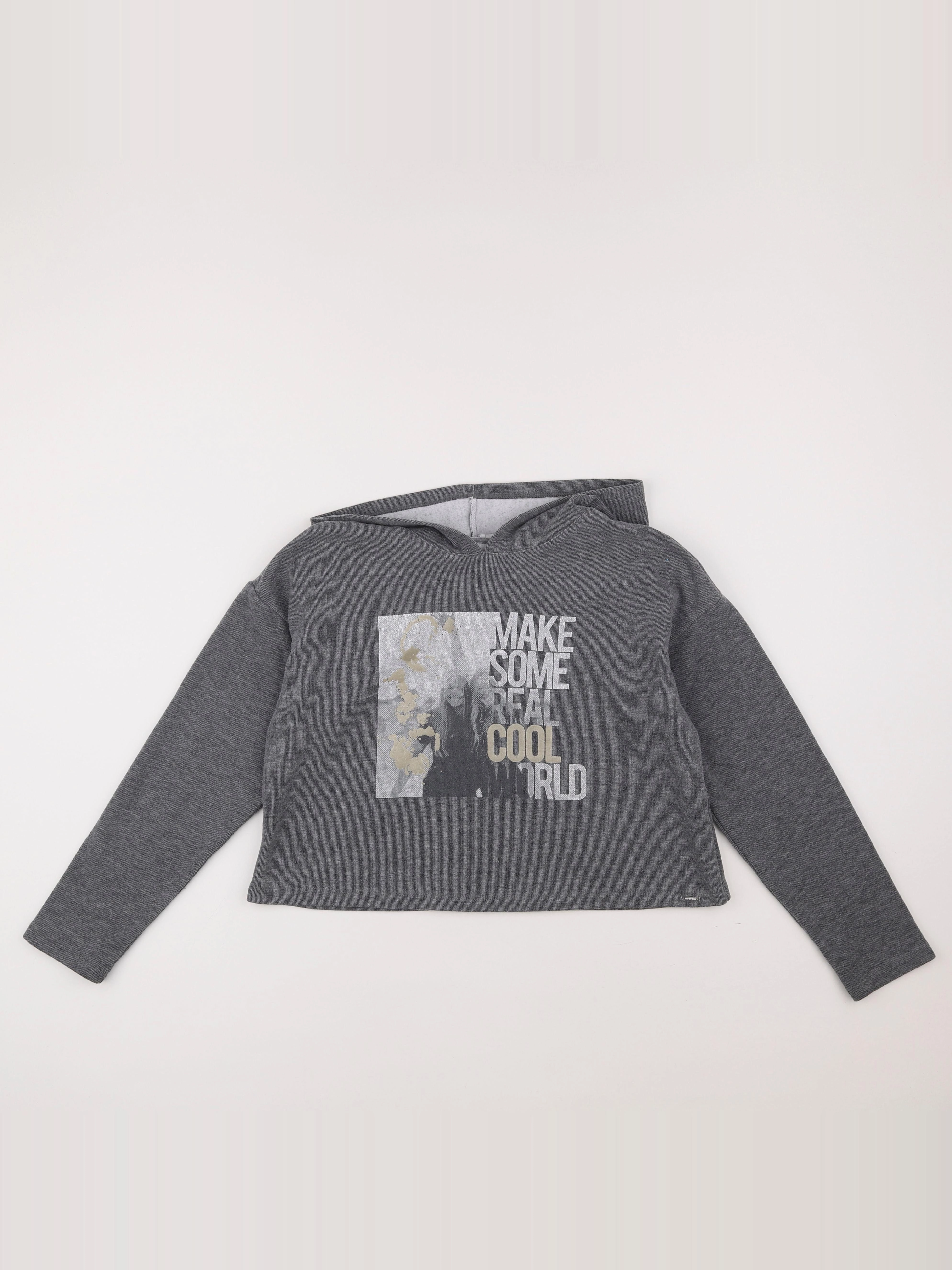 IKKS - sweat gris - 12 ans