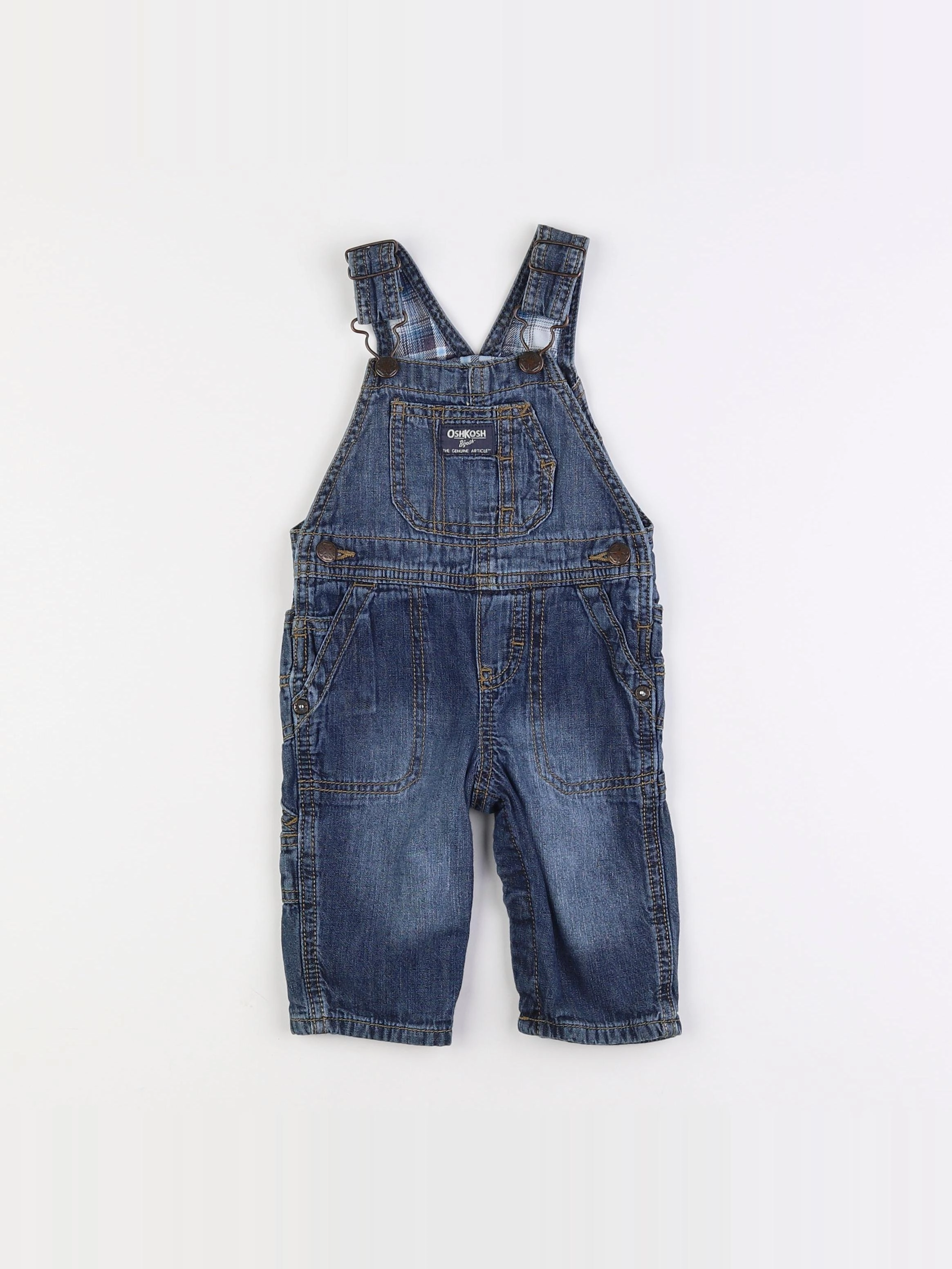 Oshkosh - salopette bleu - 6 mois
