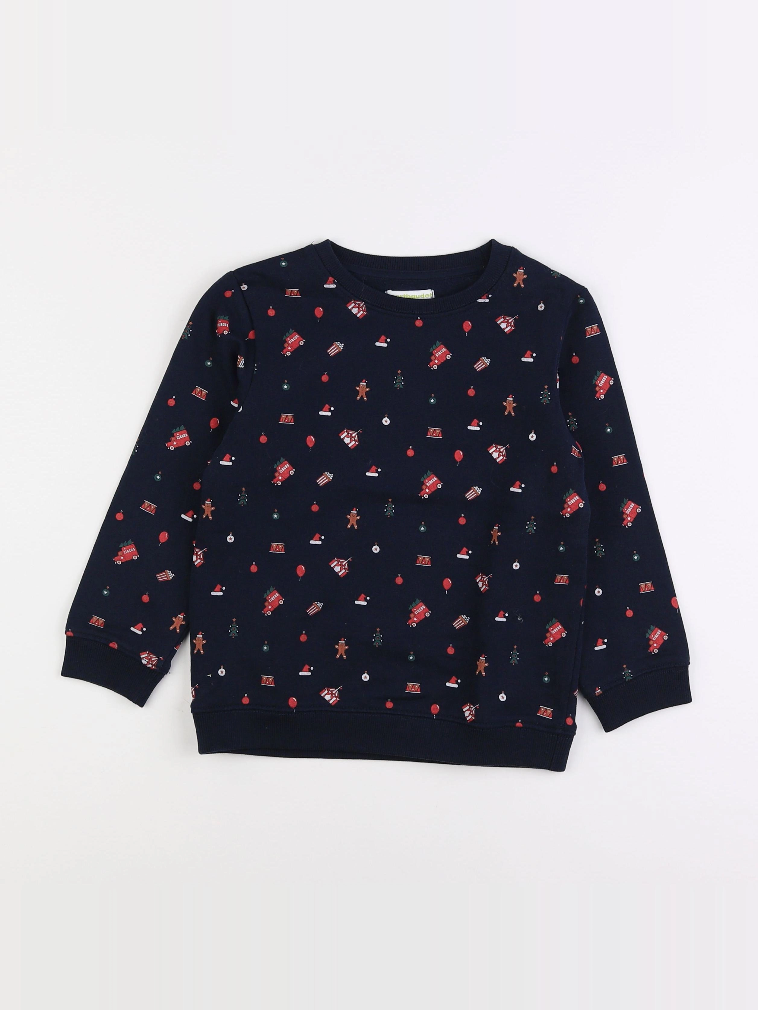 Vertbaudet - sweat bleu - 8 ans