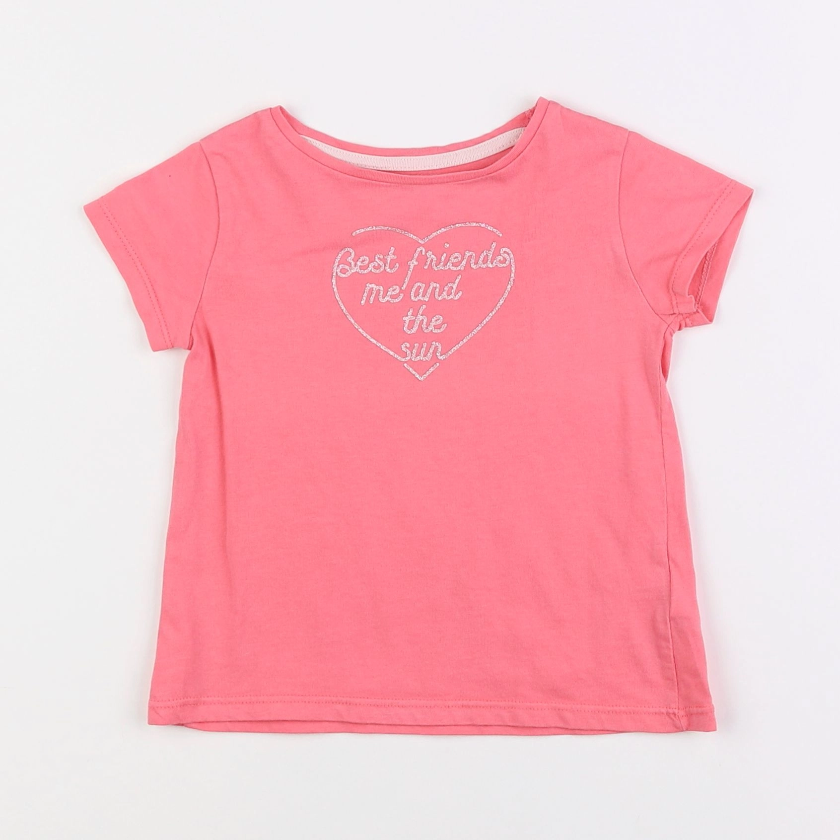 Vertbaudet - tee-shirt rose - 3 ans