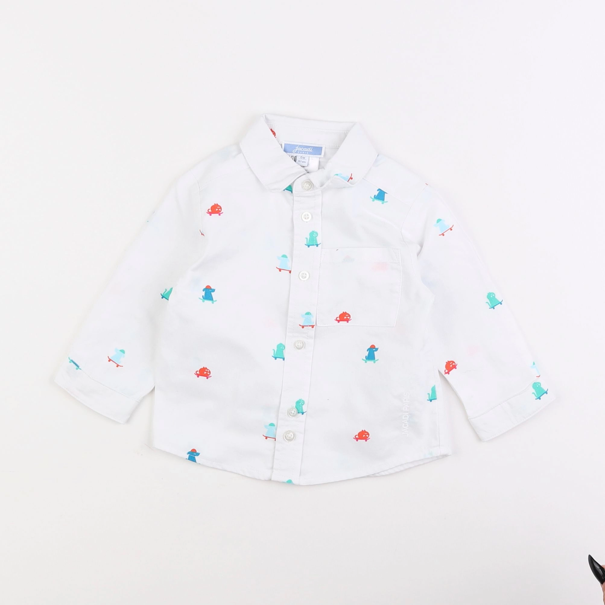Jacadi - chemise multicolore - 6 mois