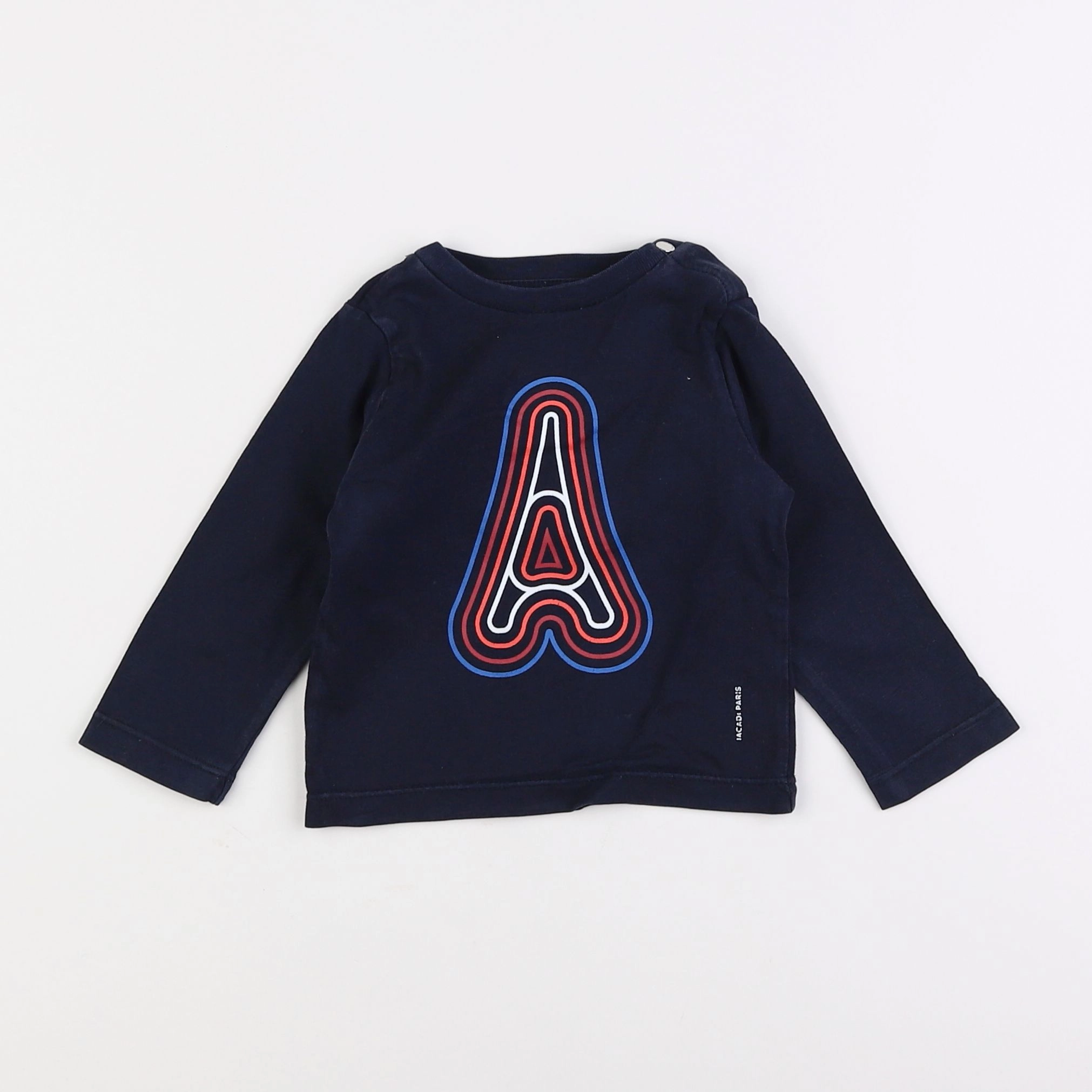 Jacadi - tee-shirt bleu - 12 mois