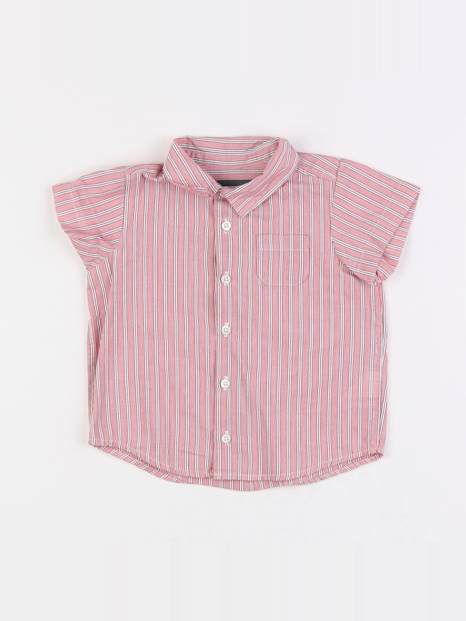 Jacadi - chemise rose - 12 mois