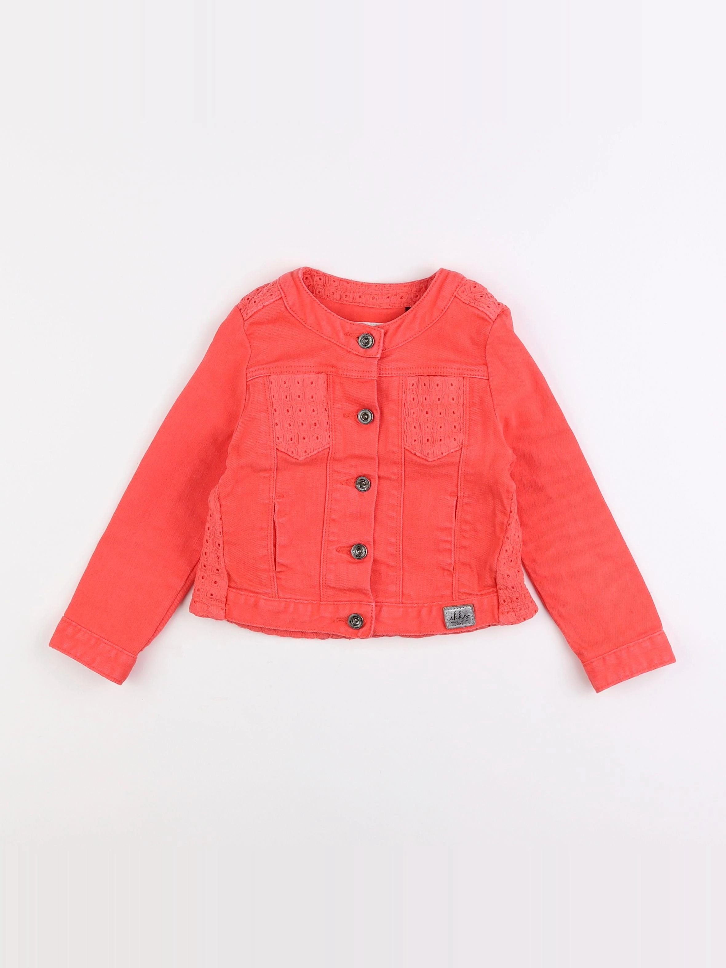 IKKS - veste orange fluo - 3 ans