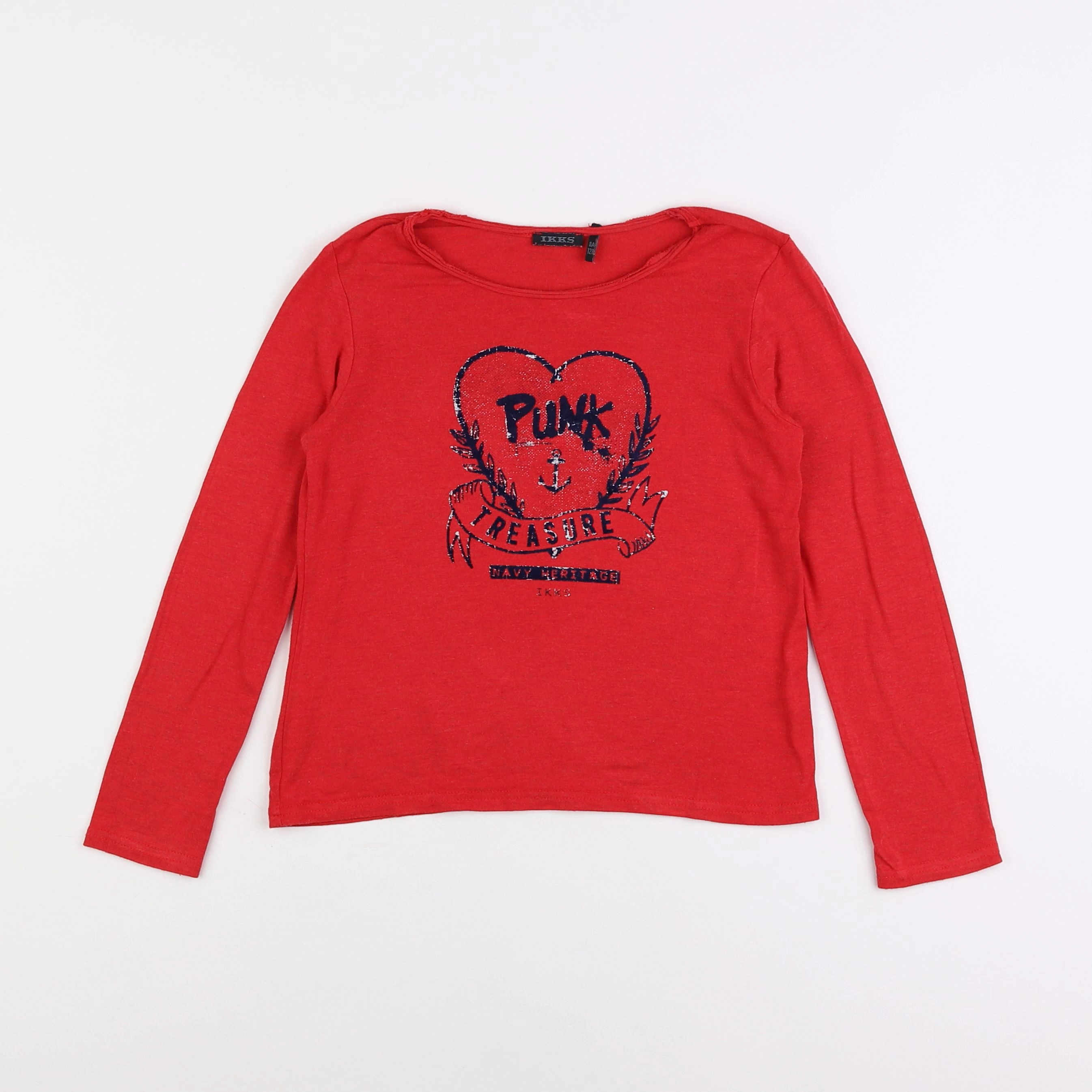 IKKS - tee-shirt rouge - 8 ans