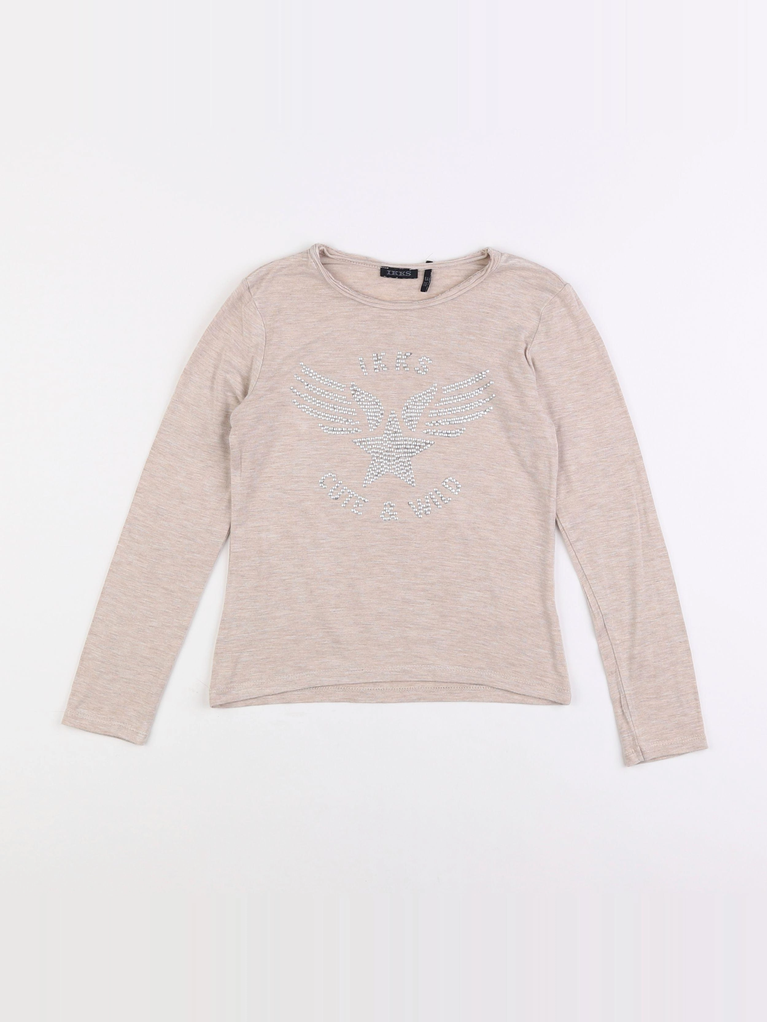 IKKS - tee-shirt beige - 6 ans