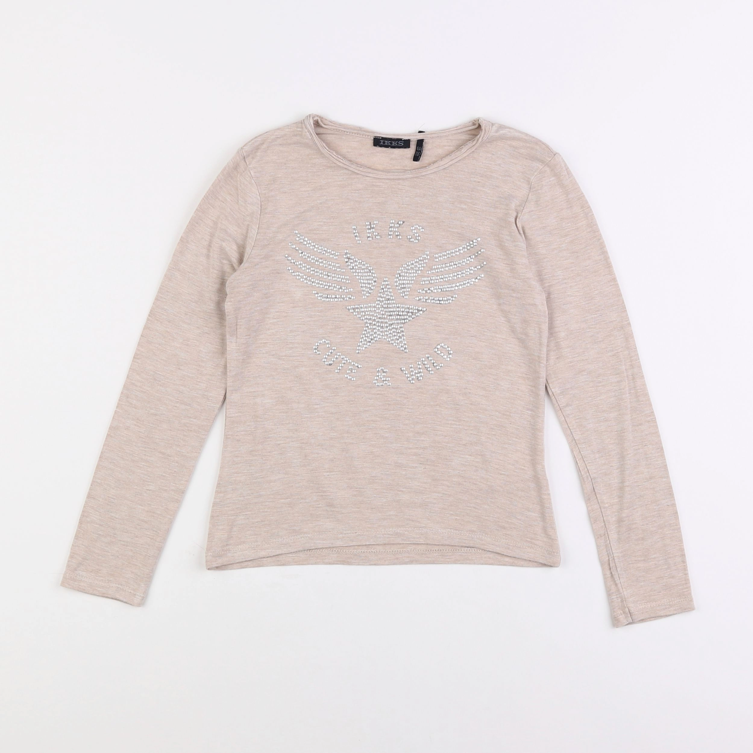 IKKS - tee-shirt beige - 6 ans