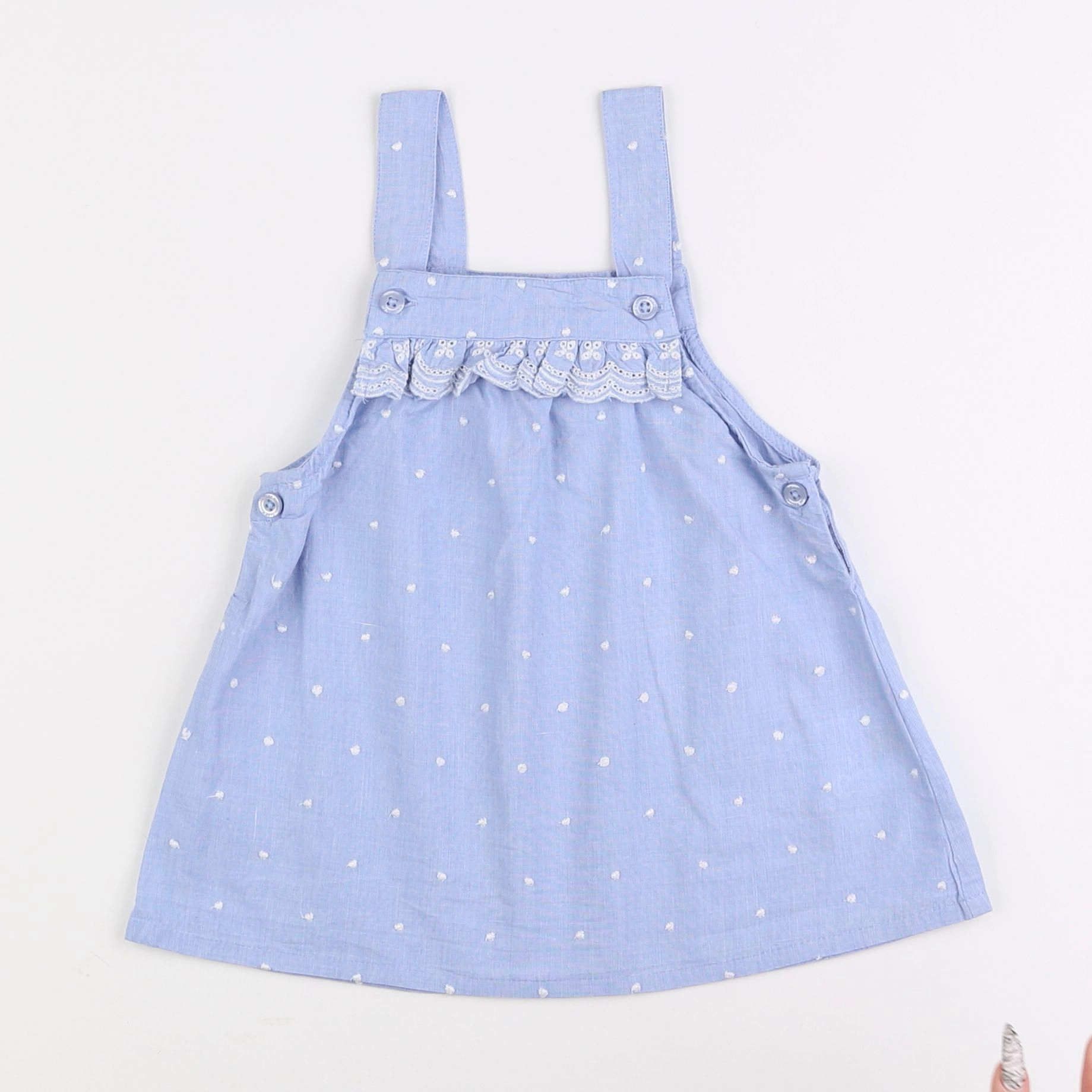 Cadet Rousselle - blouse bleu - 18 mois