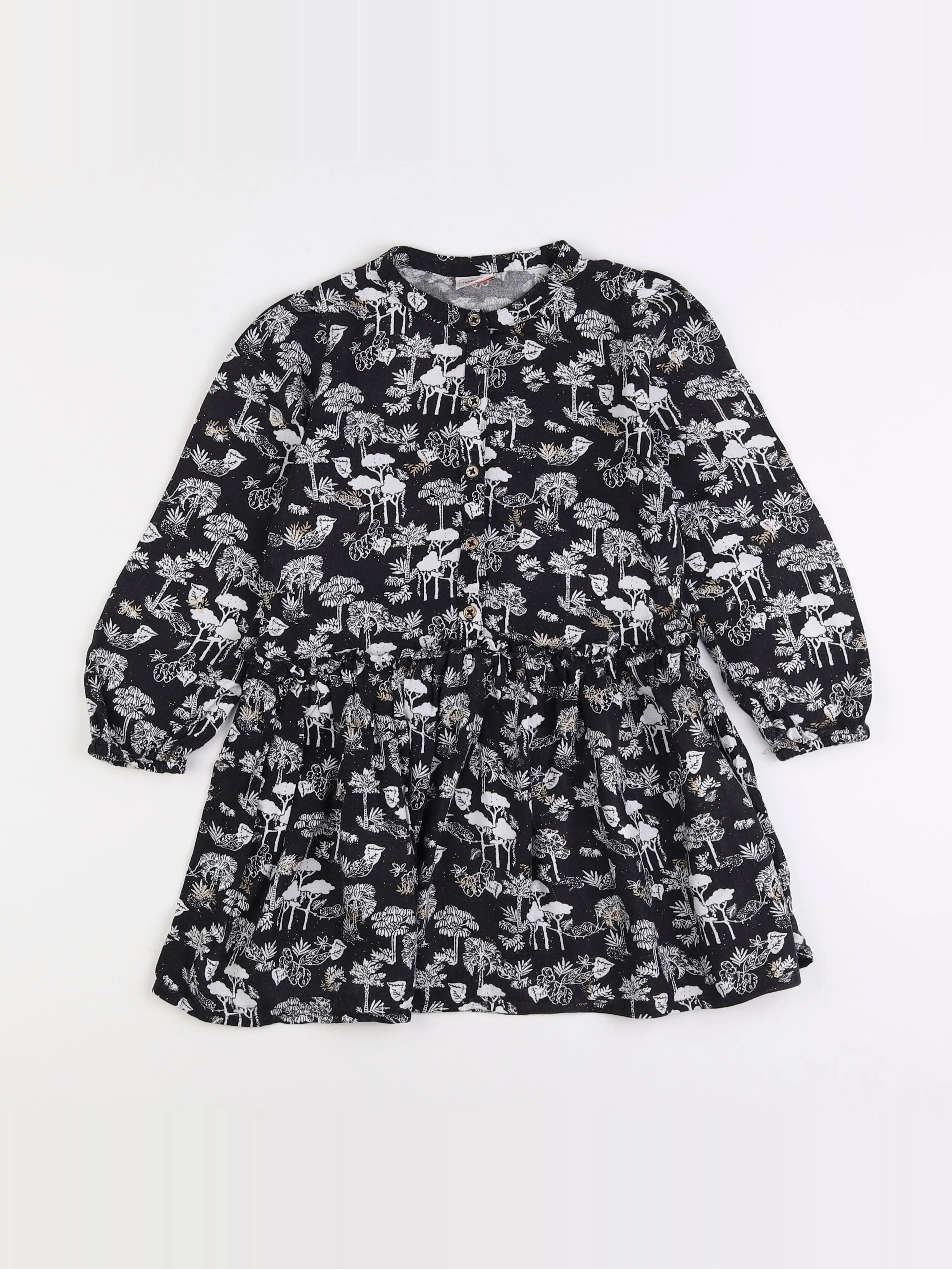 Tape à l'oeil - robe noir, blanc - 6 ans