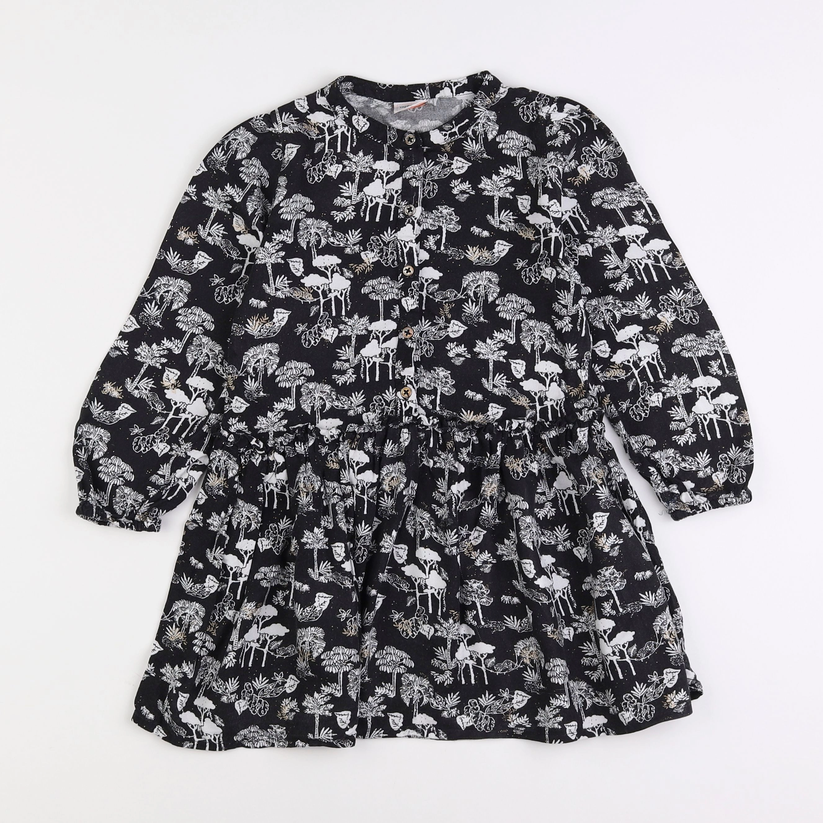 Tape à l'oeil - robe noir, blanc - 6 ans