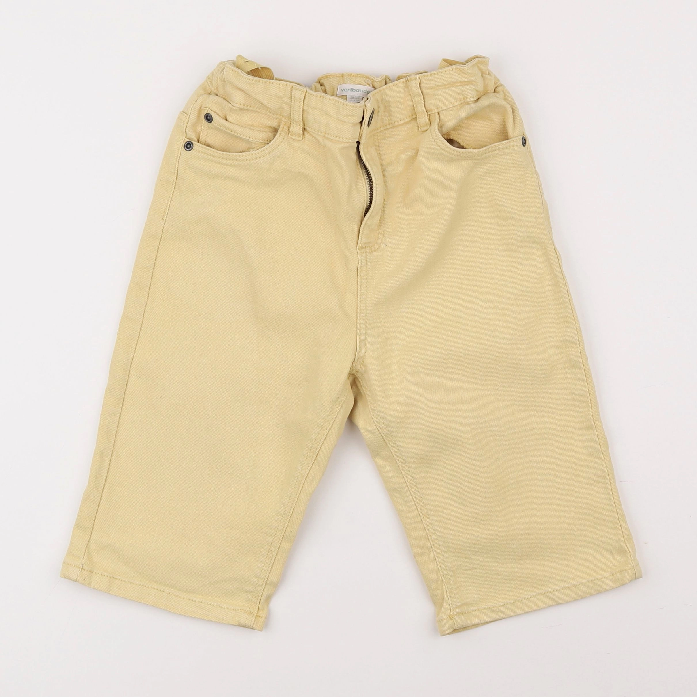 Vertbaudet - short jaune - 12 ans