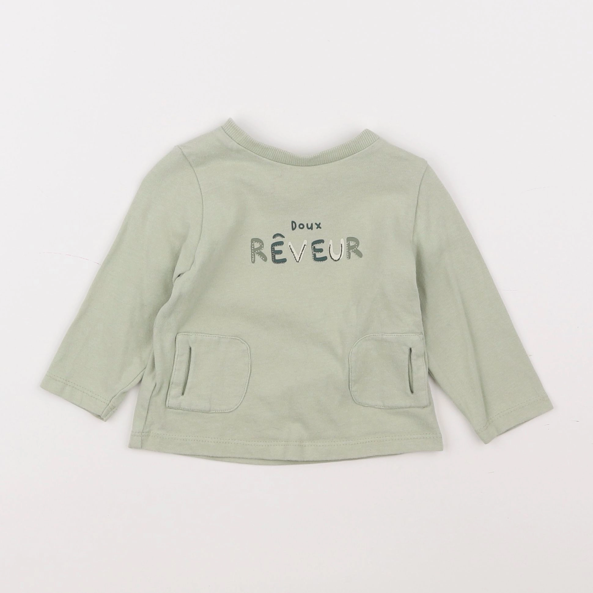 Tape à l'oeil - tee-shirt vert - 6 mois
