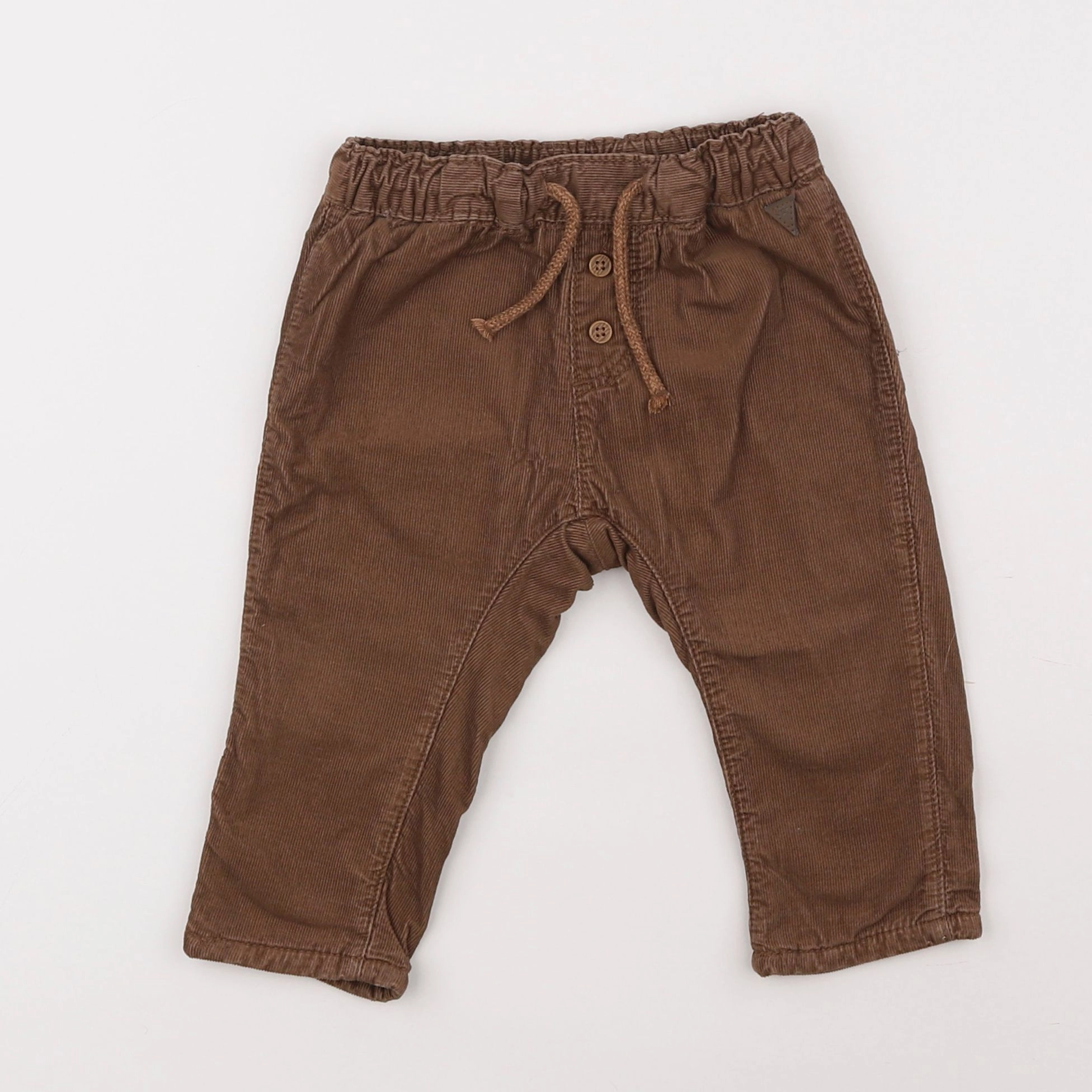 H&M - pantalon marron - 6/9 mois