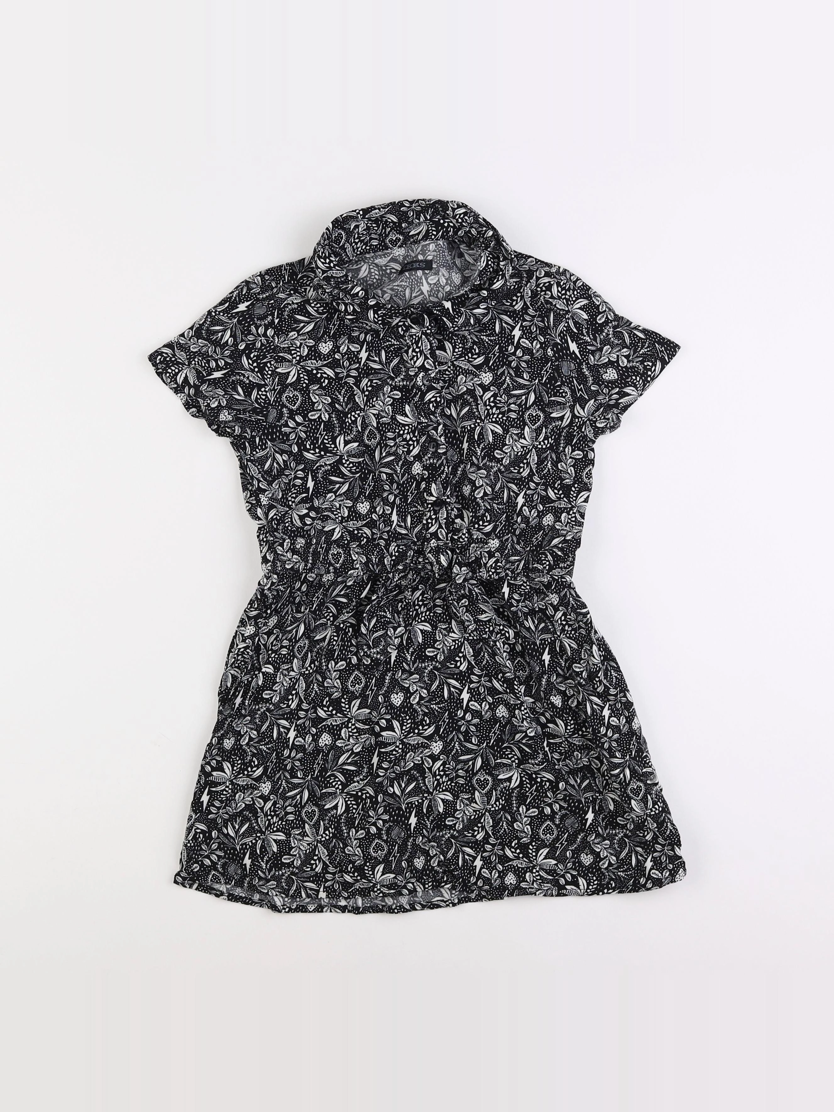 IKKS - robe noir - 6 ans