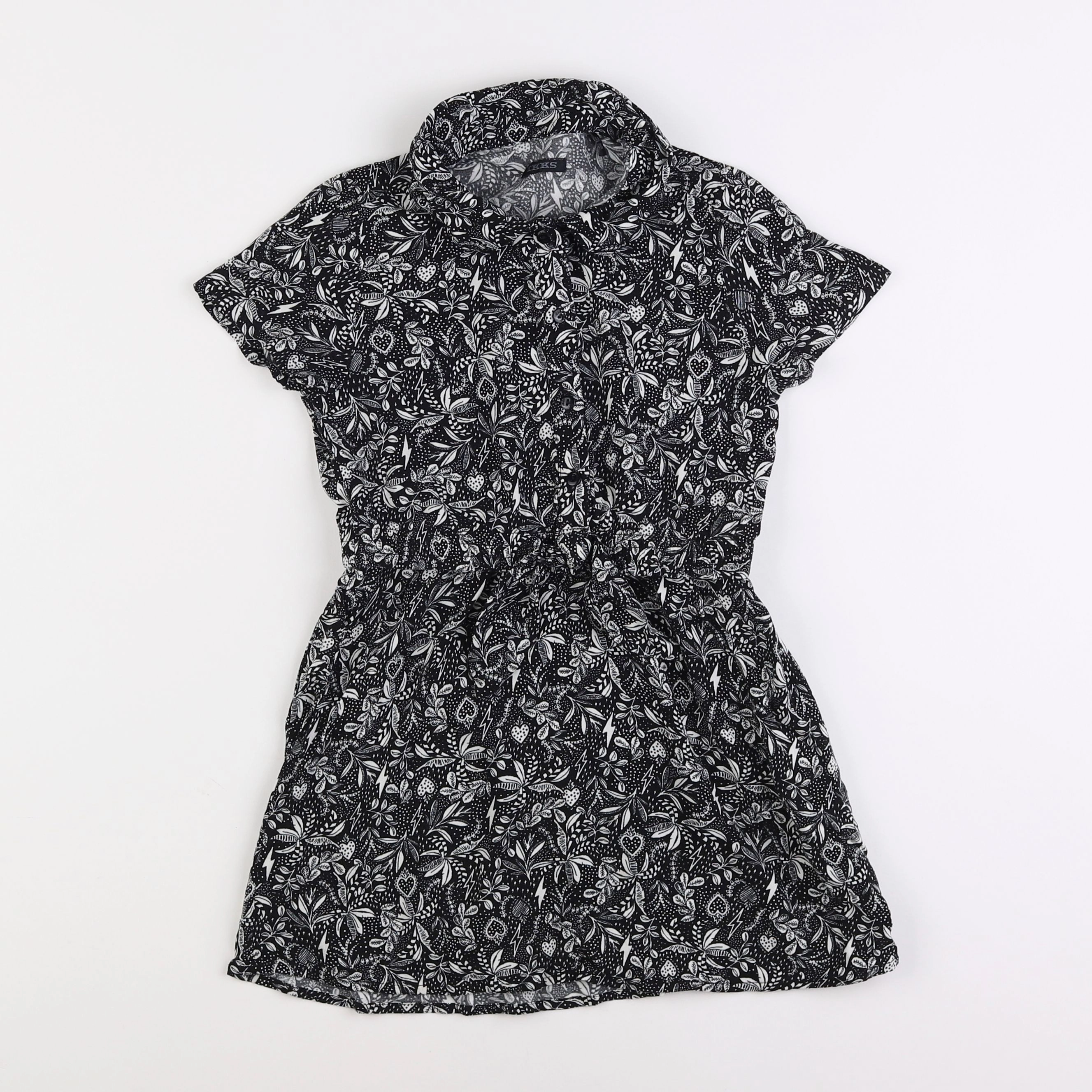 IKKS - robe noir - 6 ans