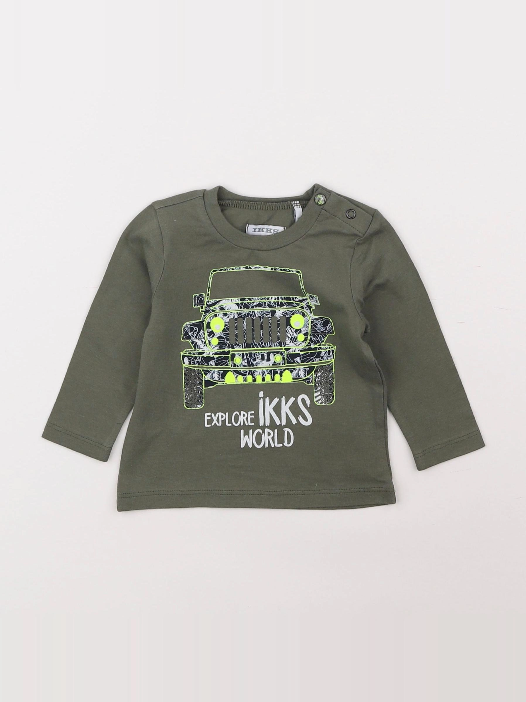IKKS - tee-shirt vert - 3 mois