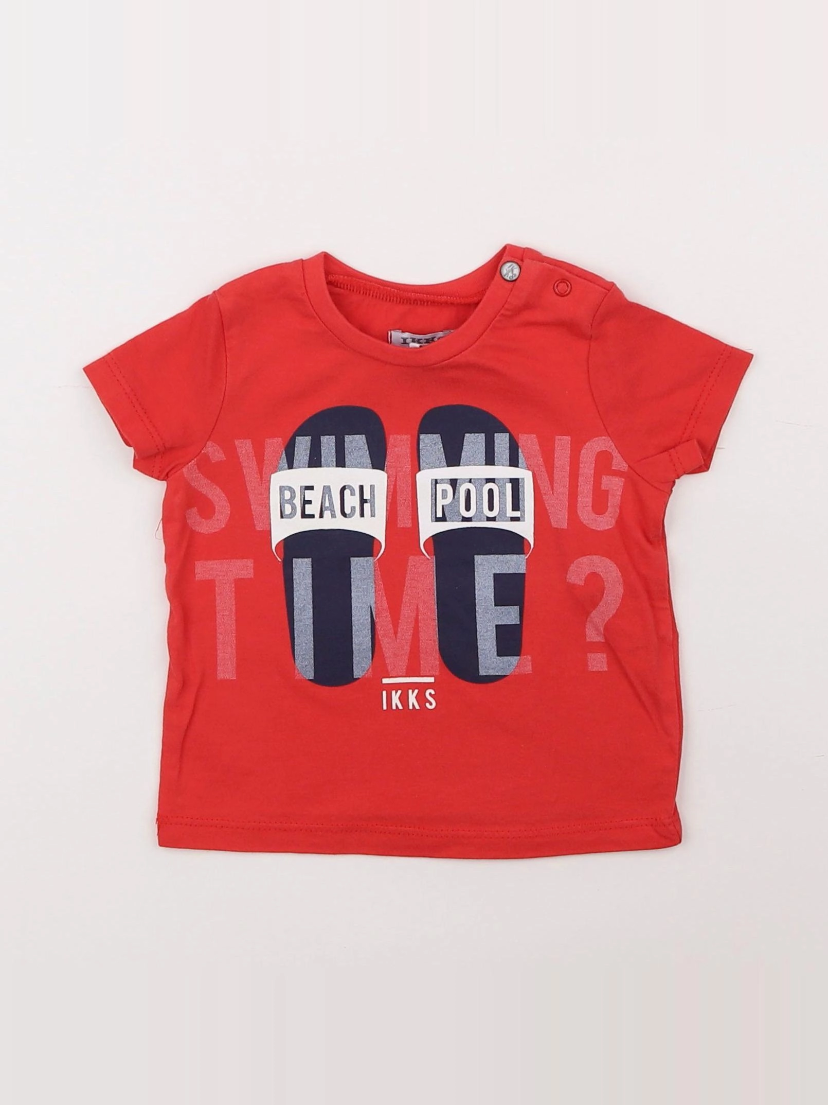IKKS - tee-shirt rouge - 6 mois