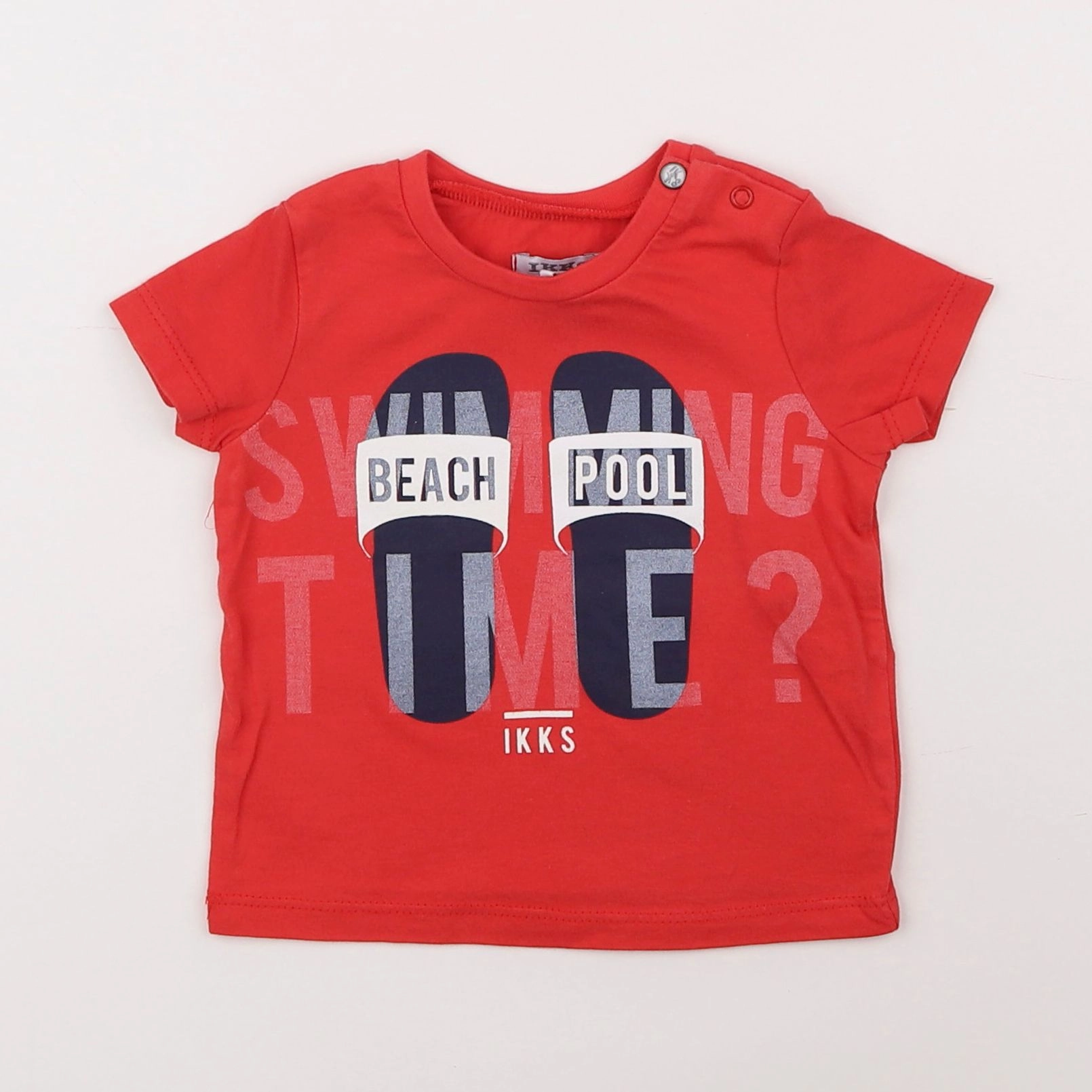IKKS - tee-shirt rouge - 6 mois