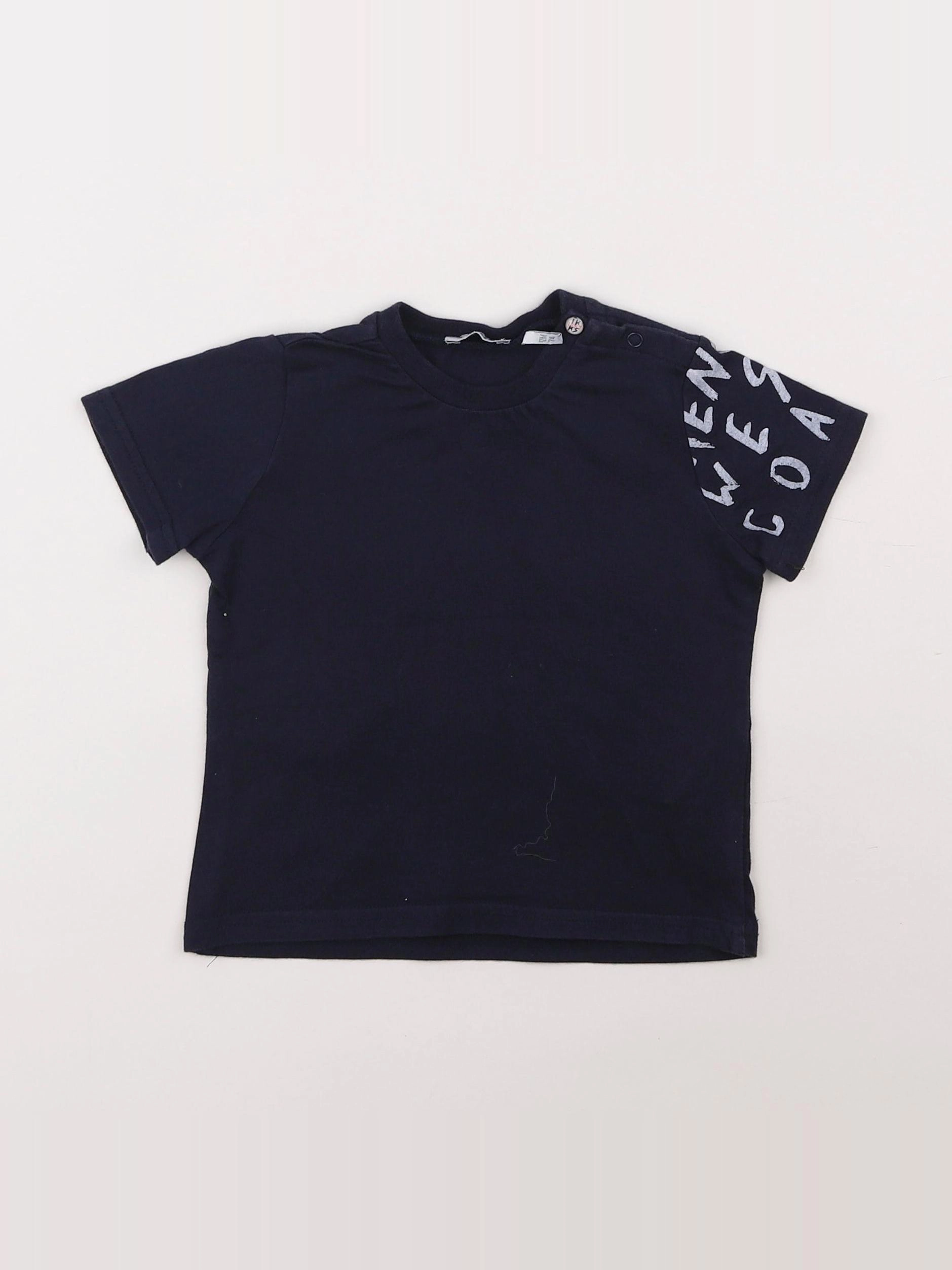 IKKS - tee-shirt bleu - 12 mois