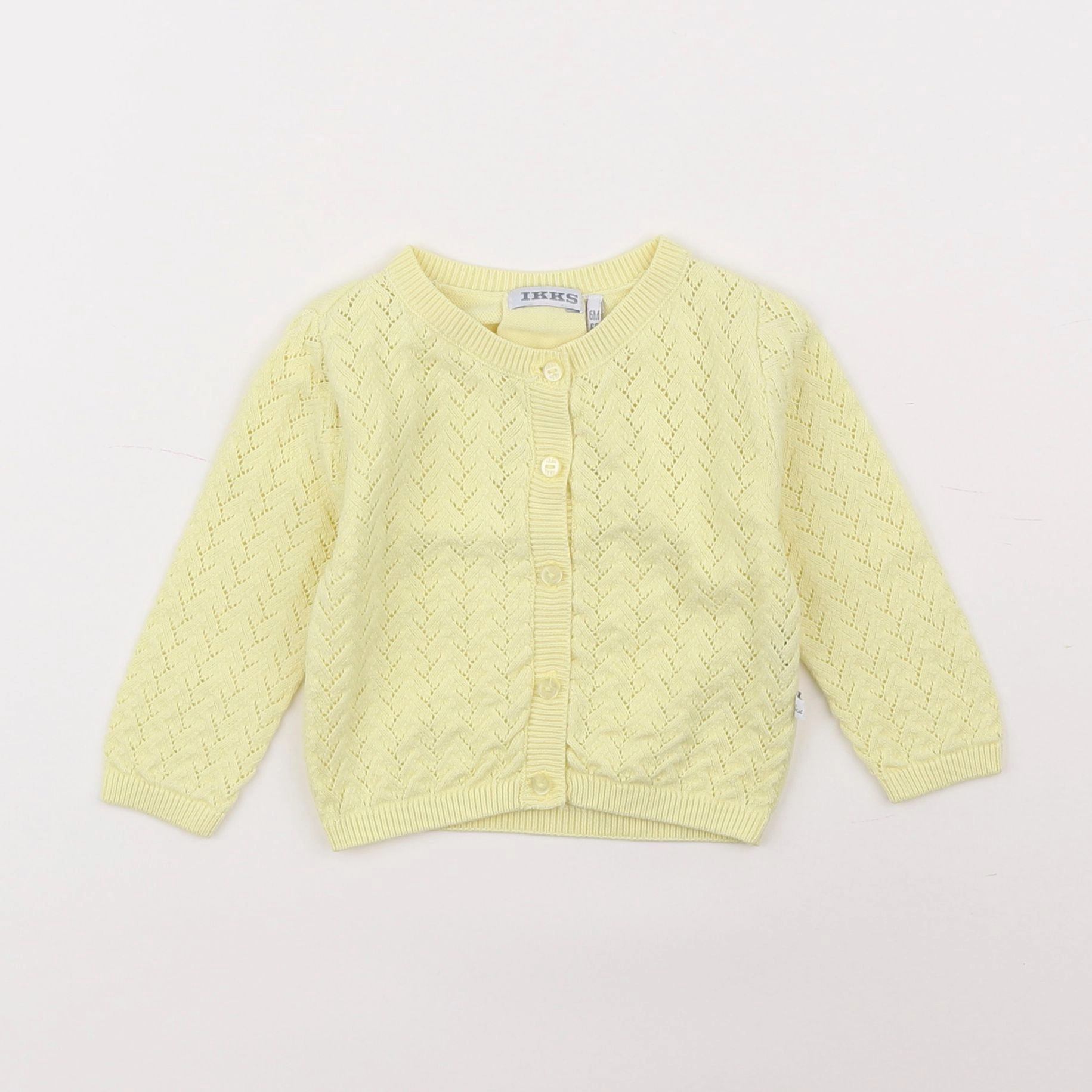 IKKS - gilet jaune - 6 mois