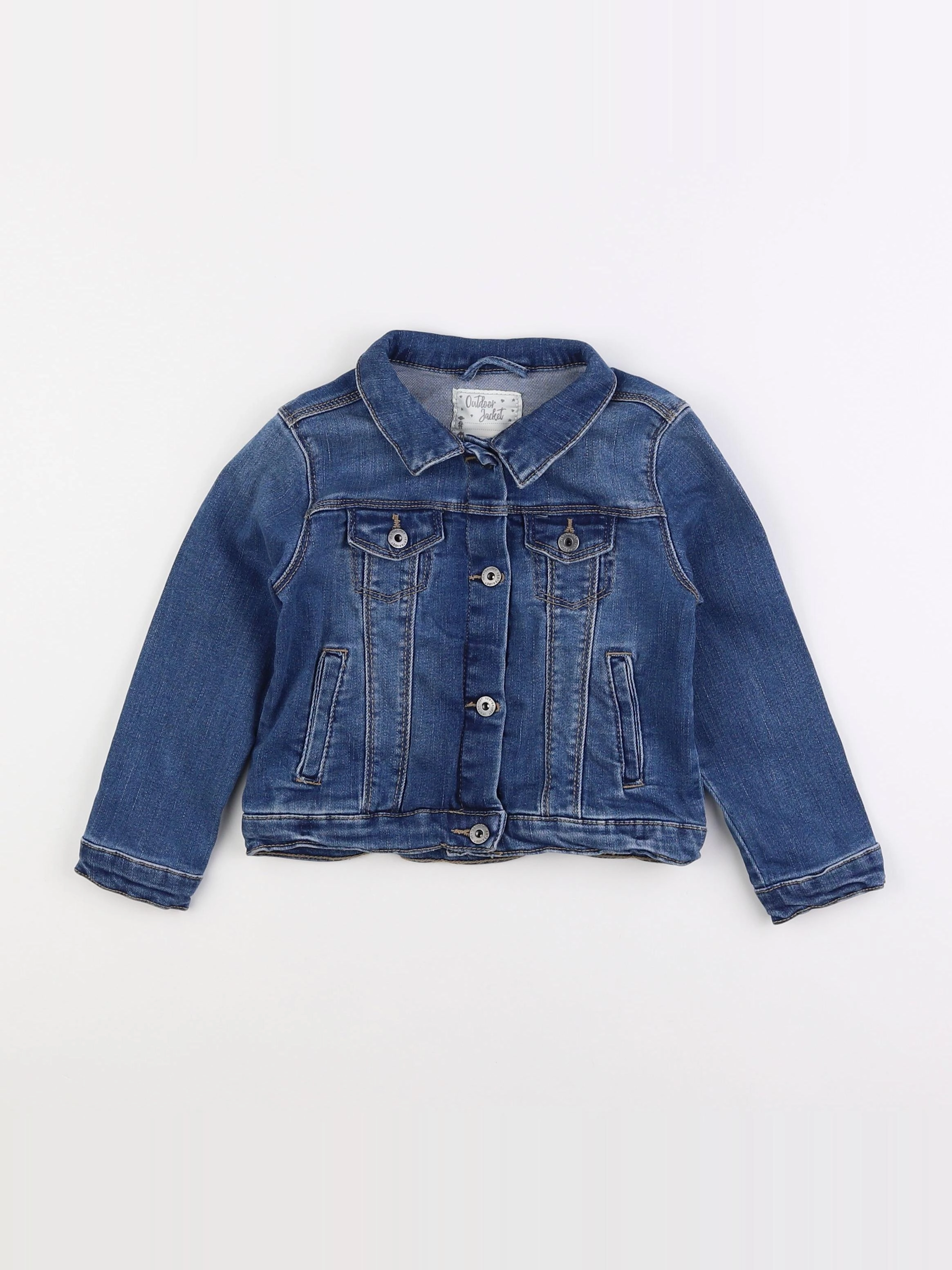 Vertbaudet - veste bleu - 4 ans