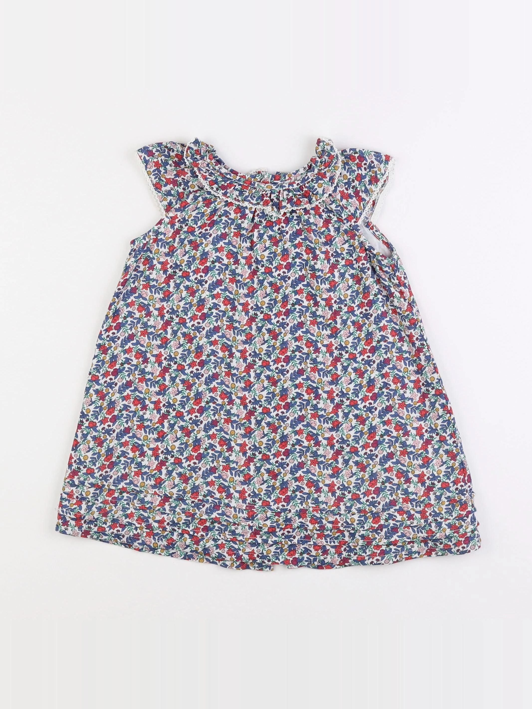 Boutchou - robe bleu - 12 mois