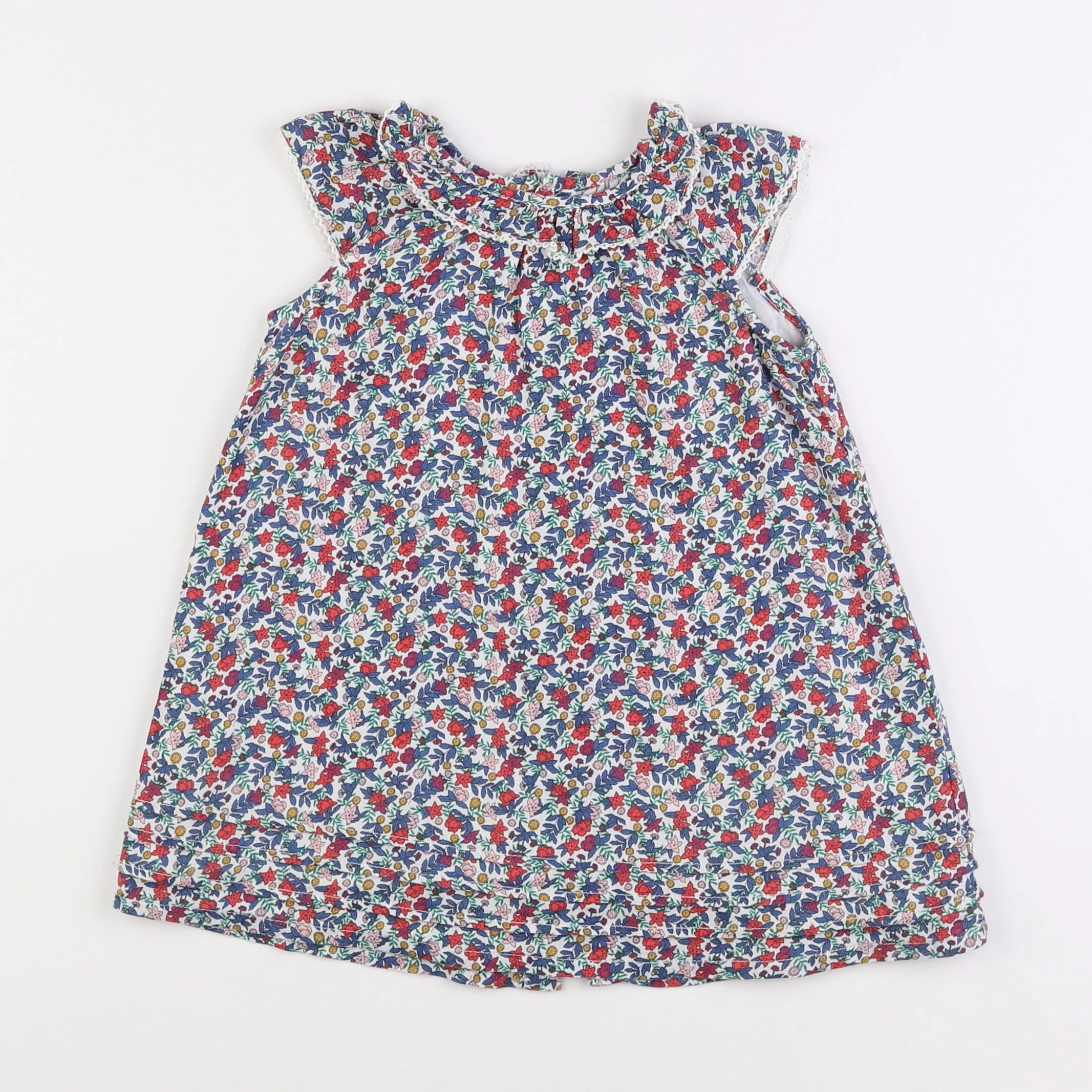Boutchou - robe bleu - 12 mois