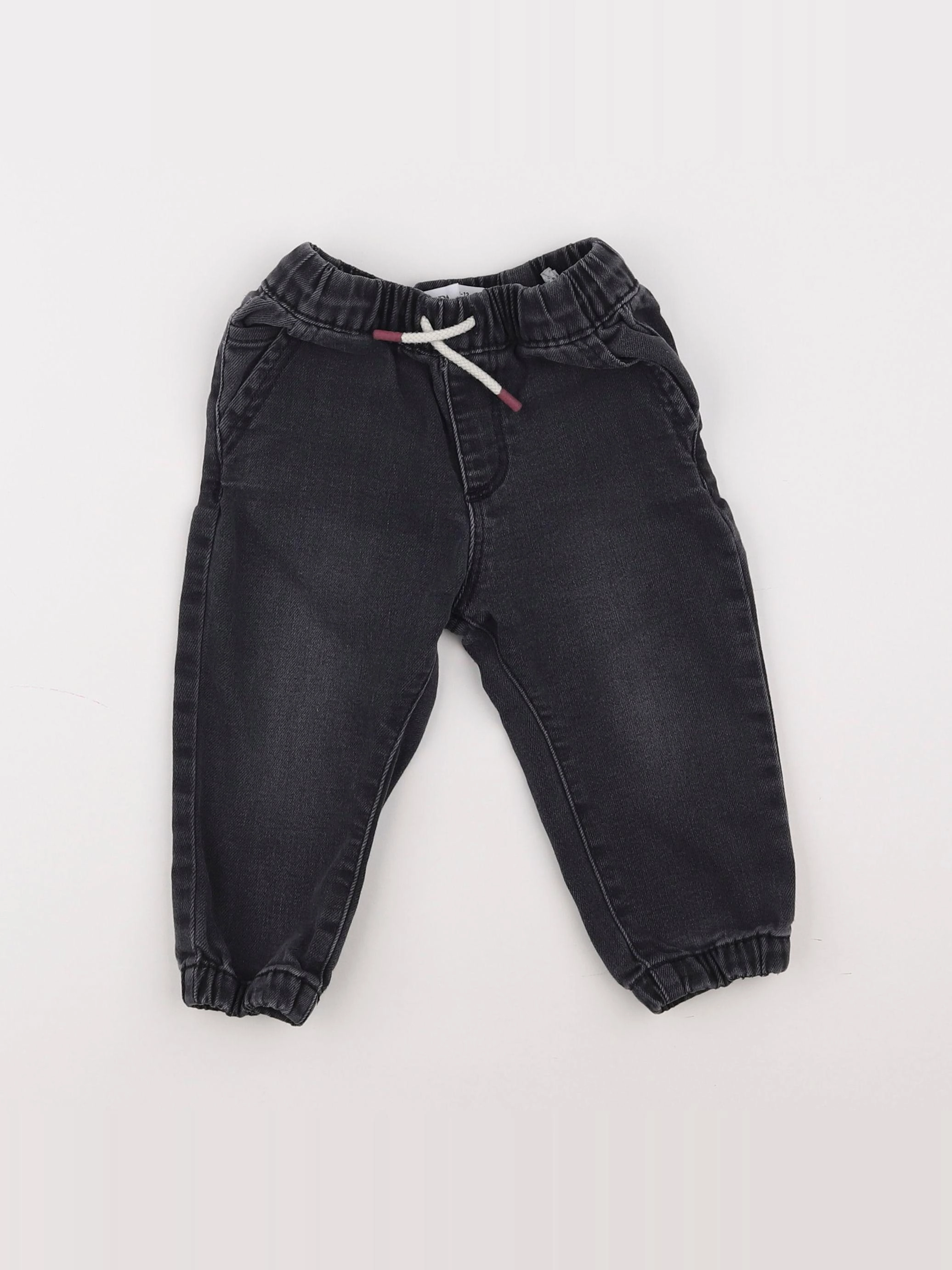 Zara - jean noir - 9/12 mois