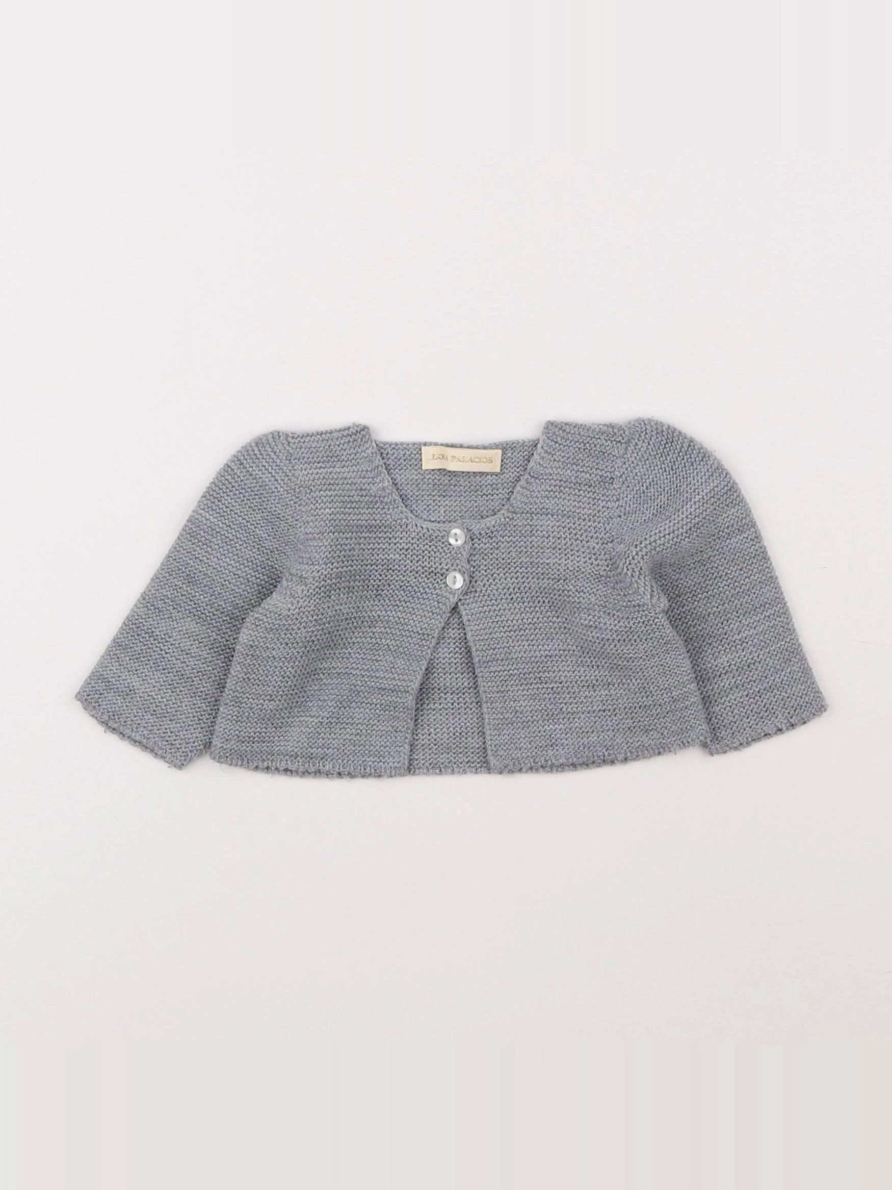 Lola Palacios - gilet gris - 6 mois