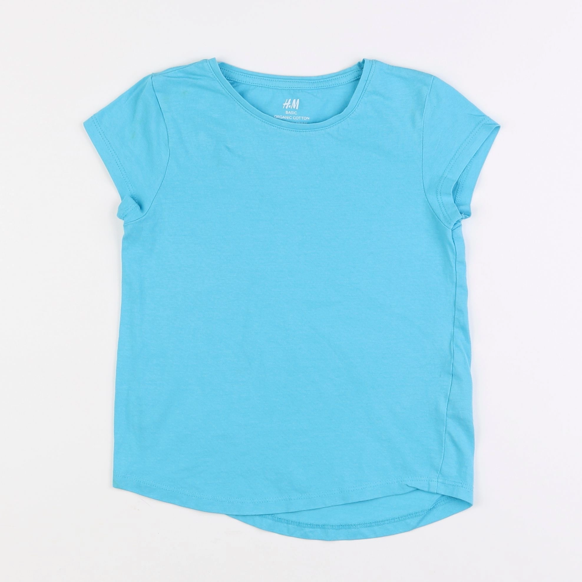 H&M - tee-shirt bleu - 5/6 ans
