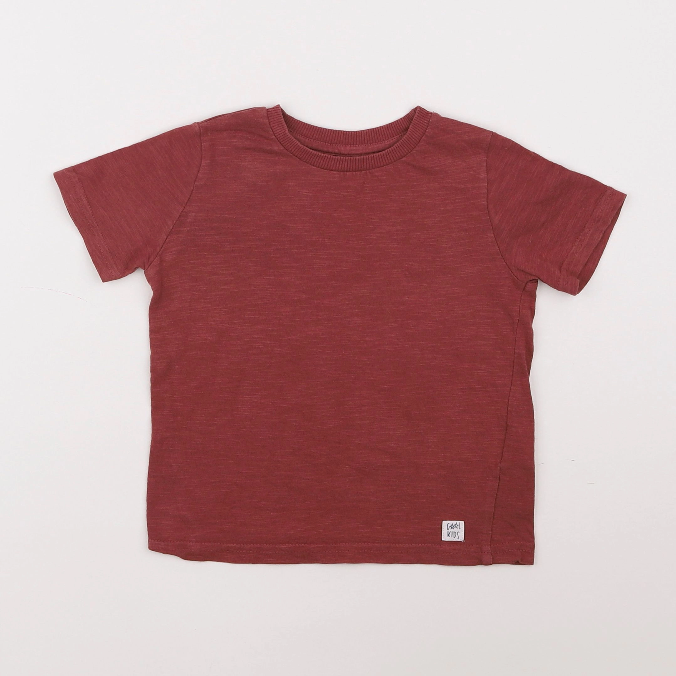 Vertbaudet - tee-shirt rouge - 3 ans