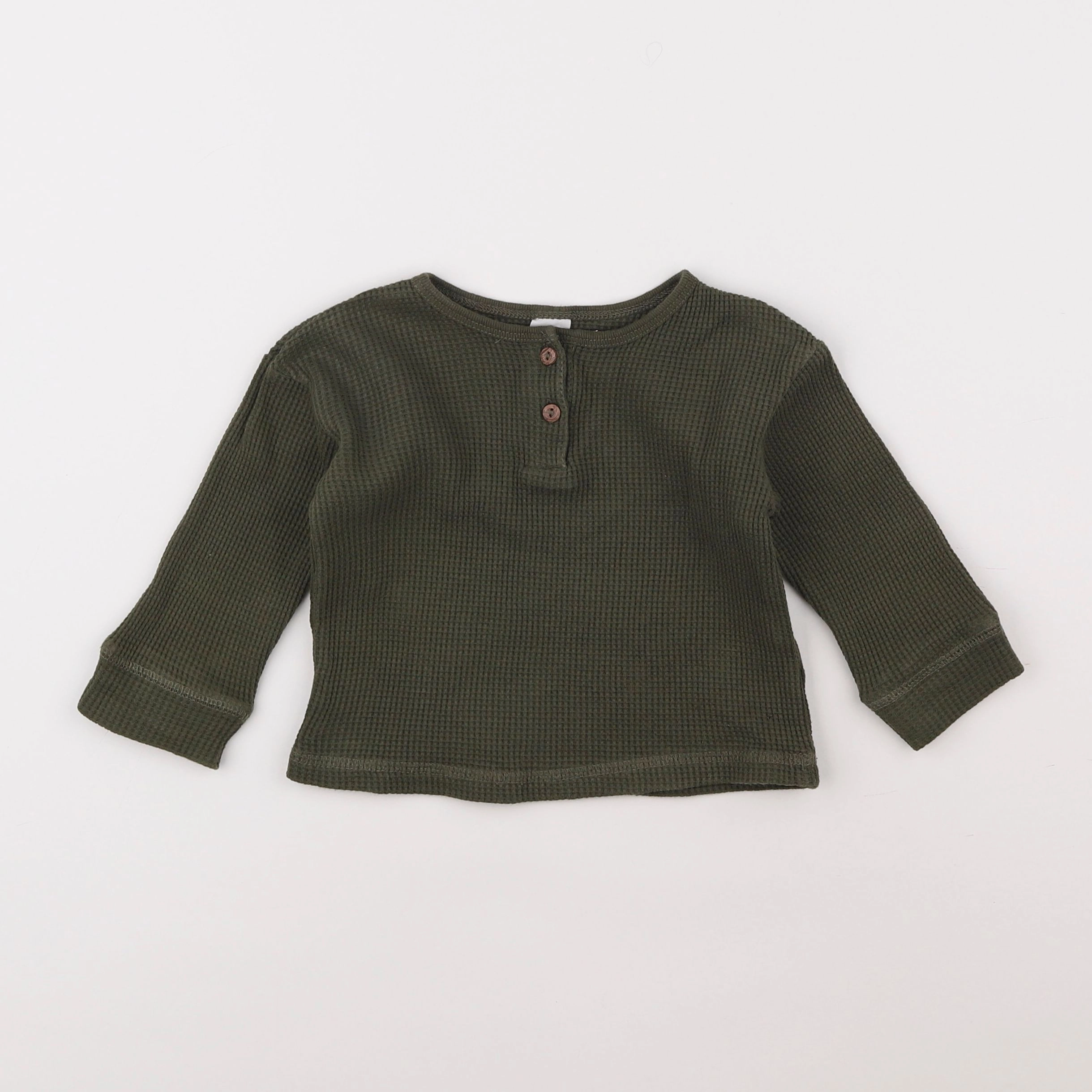 H&M - tee-shirt vert - 6/9 mois